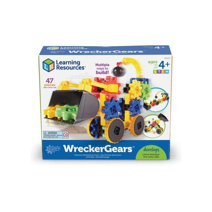 Gears! Gears! Gears!® WreckerGears™ - STEM Building Toy Set for Kids | Creative Construction Play for Early Learning & Motor Skills Development | Perfect for Classroom, Birthday Gifts & Family Game Night