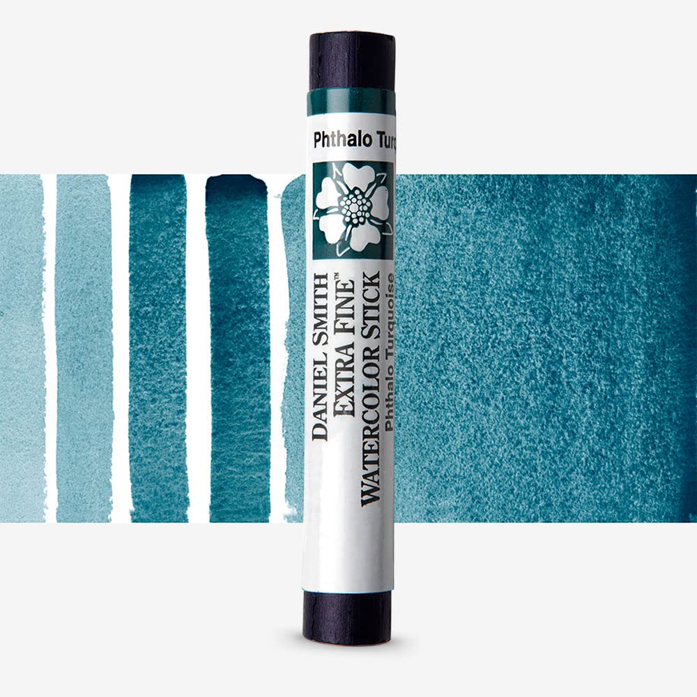 Daniel Smith 284670051 Extra Fine Watercolor Paint Tube - Phthalo Turquoise (12ml) | Professional Artist Grade Watercolor for Painting, Sketching & Mixed Media Art Projects