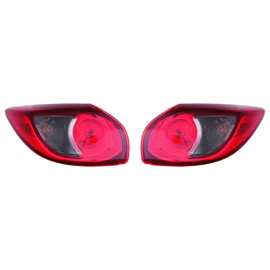 Mazda CX-5 Tail Light Assembly Pair (Left & Right) - Compatible with 2013 2014 2015 2016 Models | MA2804111 | Perfect for Replacement & Car Customization