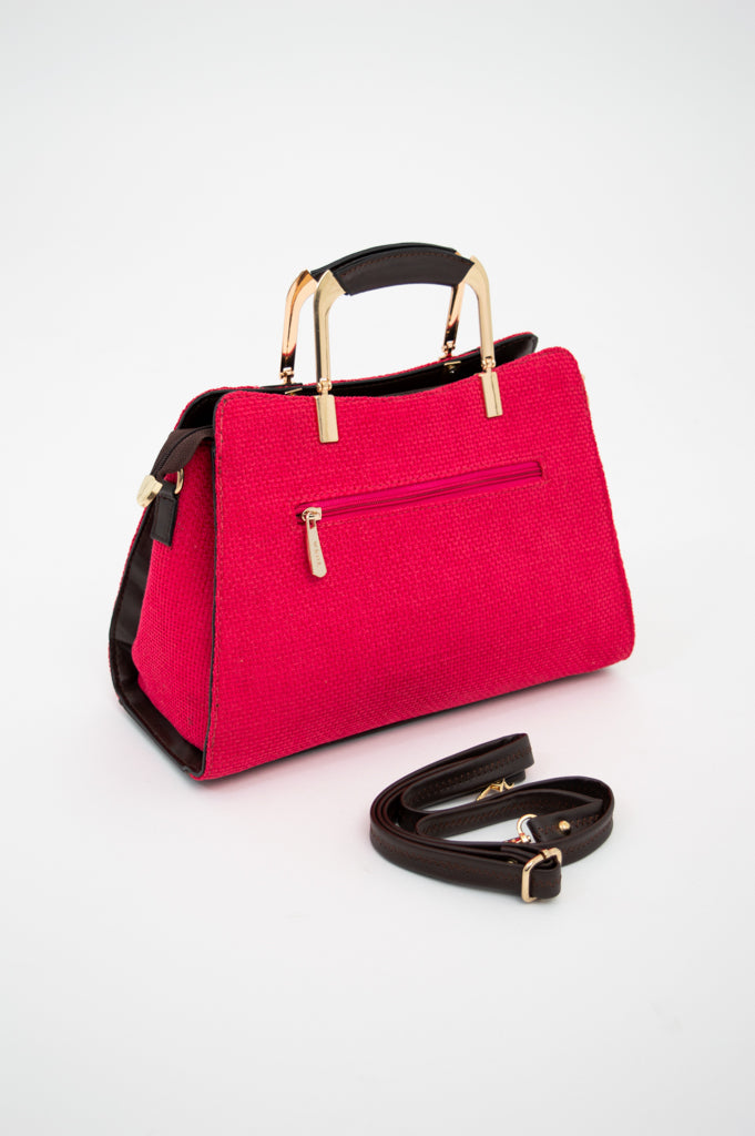 Cora Handbag 200 - Stylish Pink Leather Crossbody Purse for Women | Perfect for Work, Travel & Everyday Use