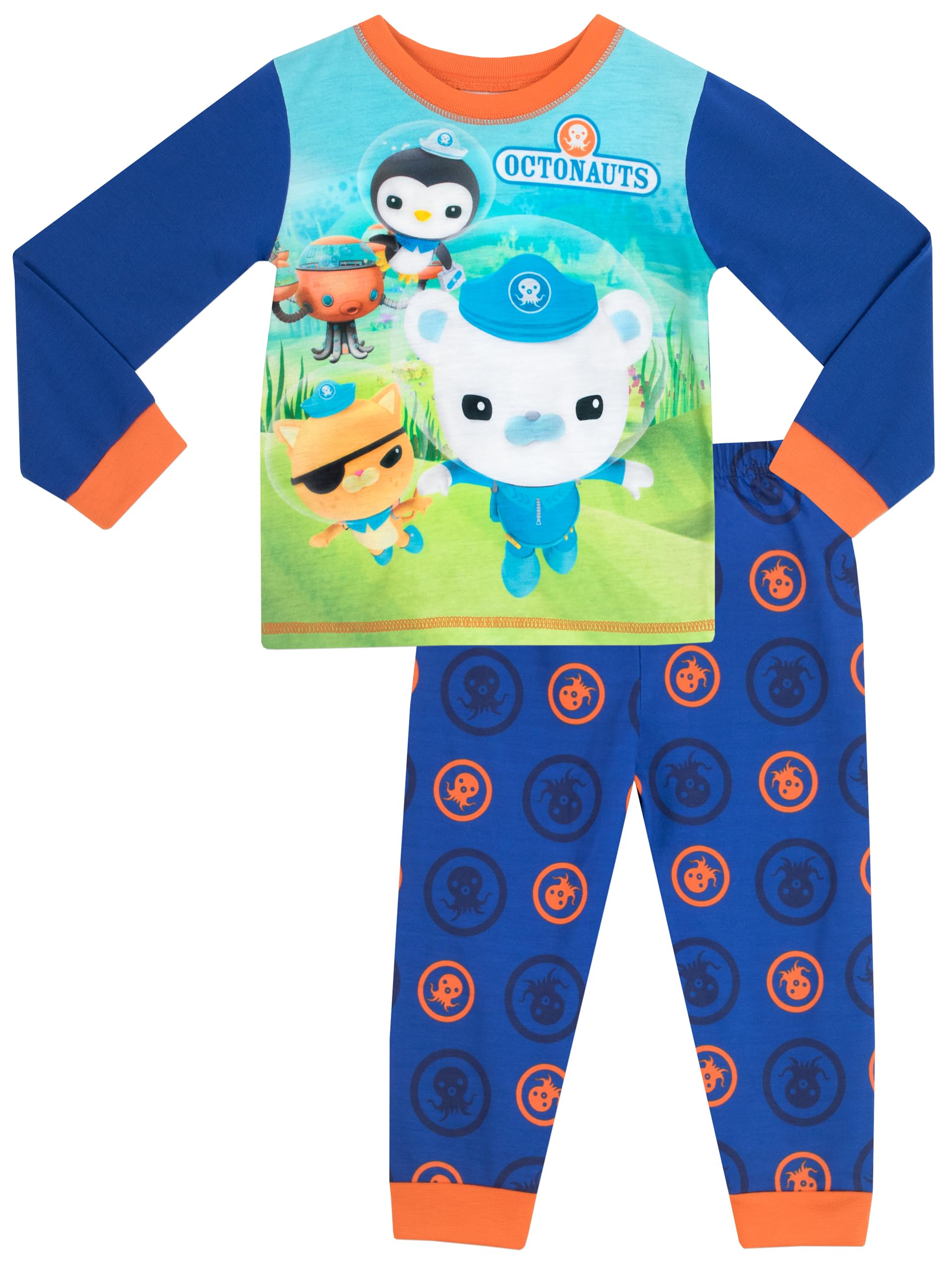 Octonauts Pajamas for Boys - 2-Piece Kids' Pajama Set with Fun Character Prints | Soft & Comfortable Sleepwear for Bedtime & Lounging