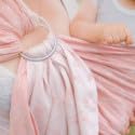 Organic Cotton Ginkgo Rose Baby Sling - Neobulle - Comfortable & Adjustable for Newborns to Toddlers - Perfect for Babywearing, Breastfeeding & Hands-Free Parenting