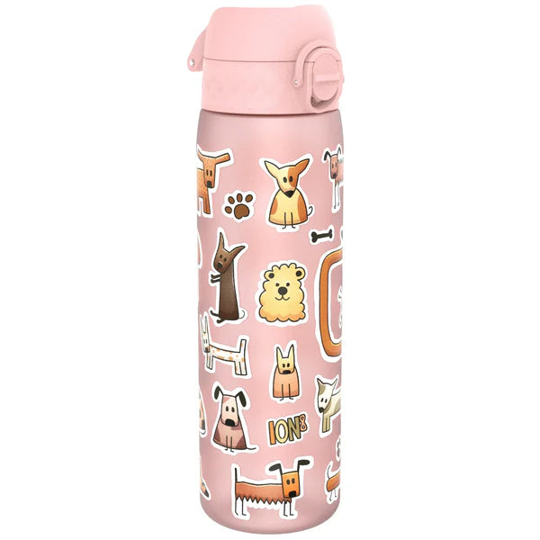 Ion8 Slim Leak Proof Water Bottle 500ml - BPA Free, Lightweight & Portable for Gym, Hiking, Travel & Office - Perfect for Active Lifestyles & Pet Hydration On-The-Go