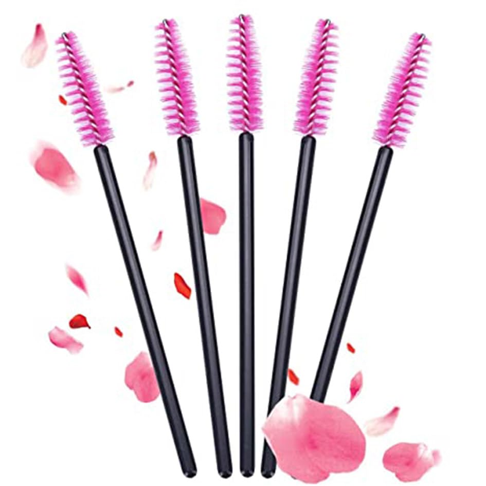 5-Piece Spoolie Eyebrow Brush Set - Perfect for Mascara Application & Eyebrow Grooming | Ideal for Makeup Artists, Beauty Enthusiasts & DIY Lash Extensions