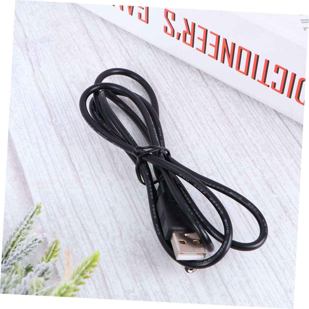 1M USB to DC Power Extension Cable - Black USB Power Supply Extender Wire for Laptops, Printers, Cameras | Home & Office Use