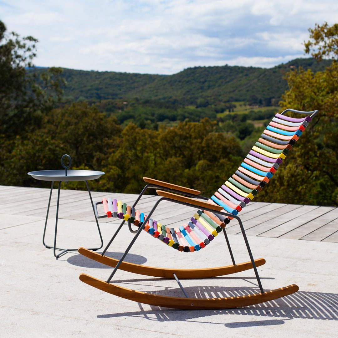 Best Outdoor Rocking Chair for Patio, Garden & Backyard - Durable All-Weather Wicker Furniture with Cushions - Perfect for Relaxing, Reading & Enjoying Nature