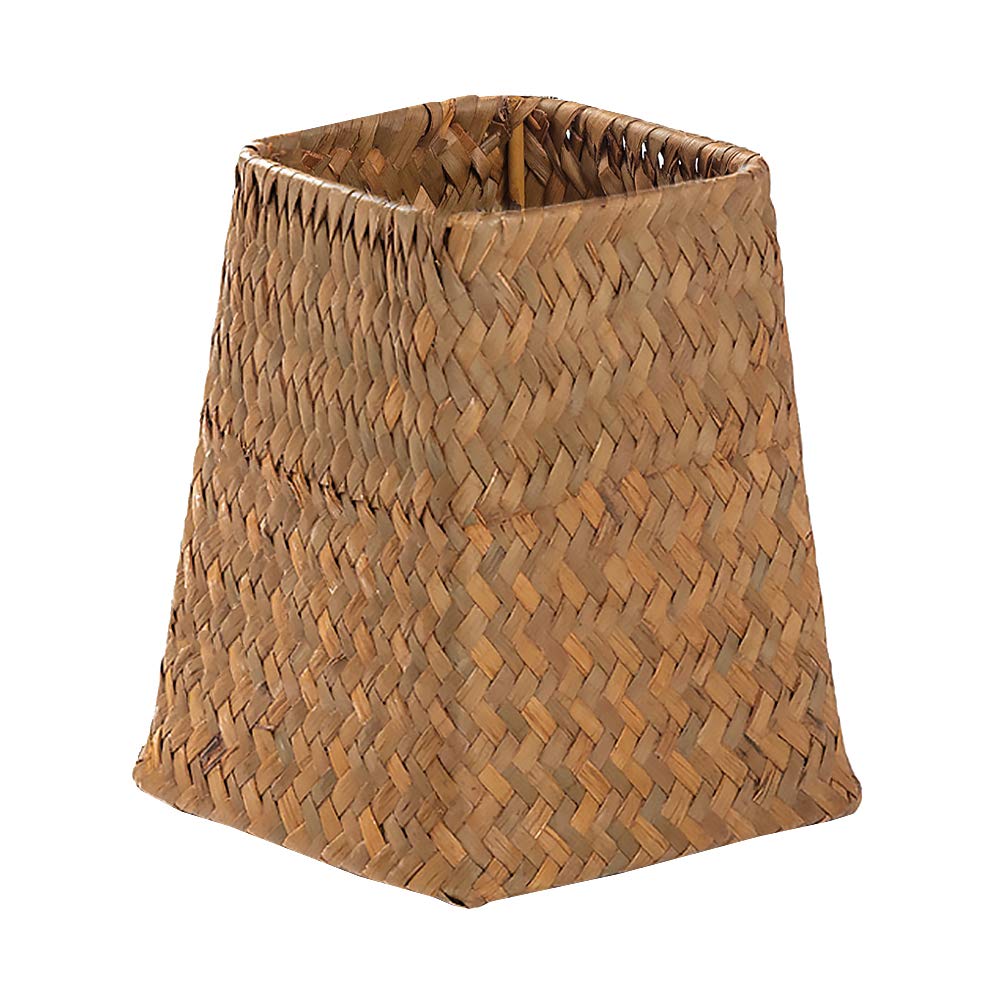 ABOOFAN 1pc Seagrass Woven Basket - Vintage Flower Planter, Wicker Storage Organizer for Home Office Decor, Pen Holder & Desk Organizer - Perfect for Farmhouse, Coastal & Boho Style Decorations
