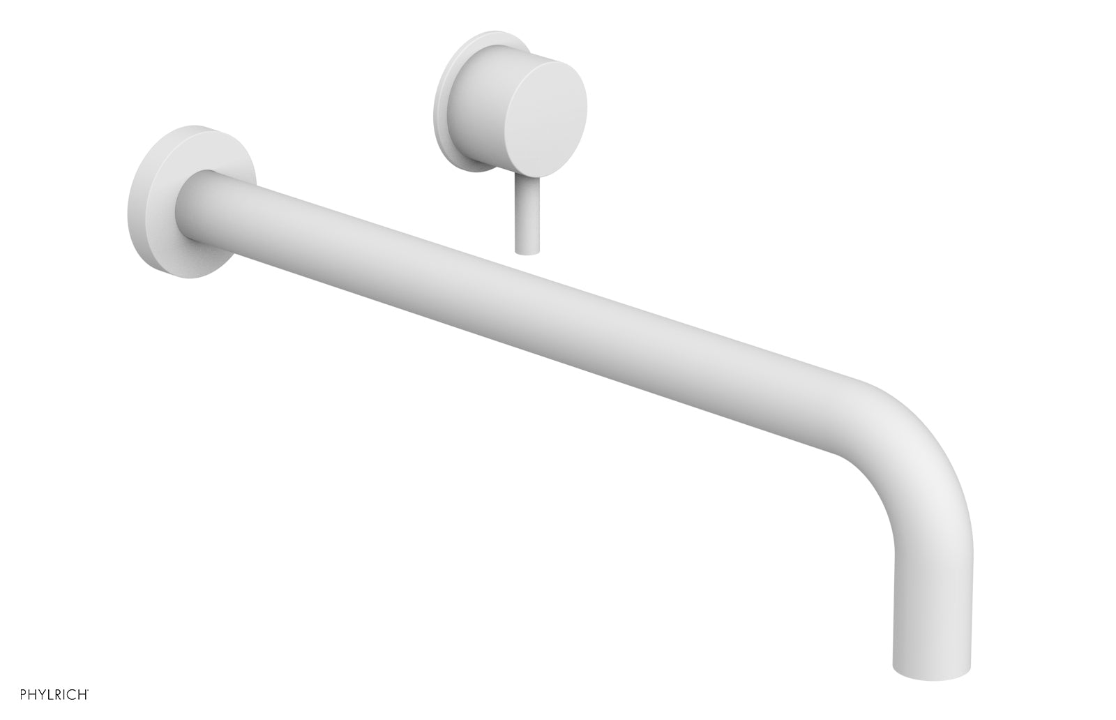 Basic II 14 Single Handle Wall Mount Lavatory Faucet Set with Lever Handle - 230 15 14 - Perfect for Bathroom Sink, Powder Room, and Guest Bath Installation