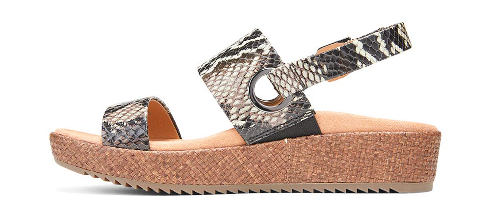 Vionic Women's Louise Platform Sandal - Orthotic Support Flatform Sandals for Women | Comfortable Walking Shoes for Work, Travel & Summer Outfits