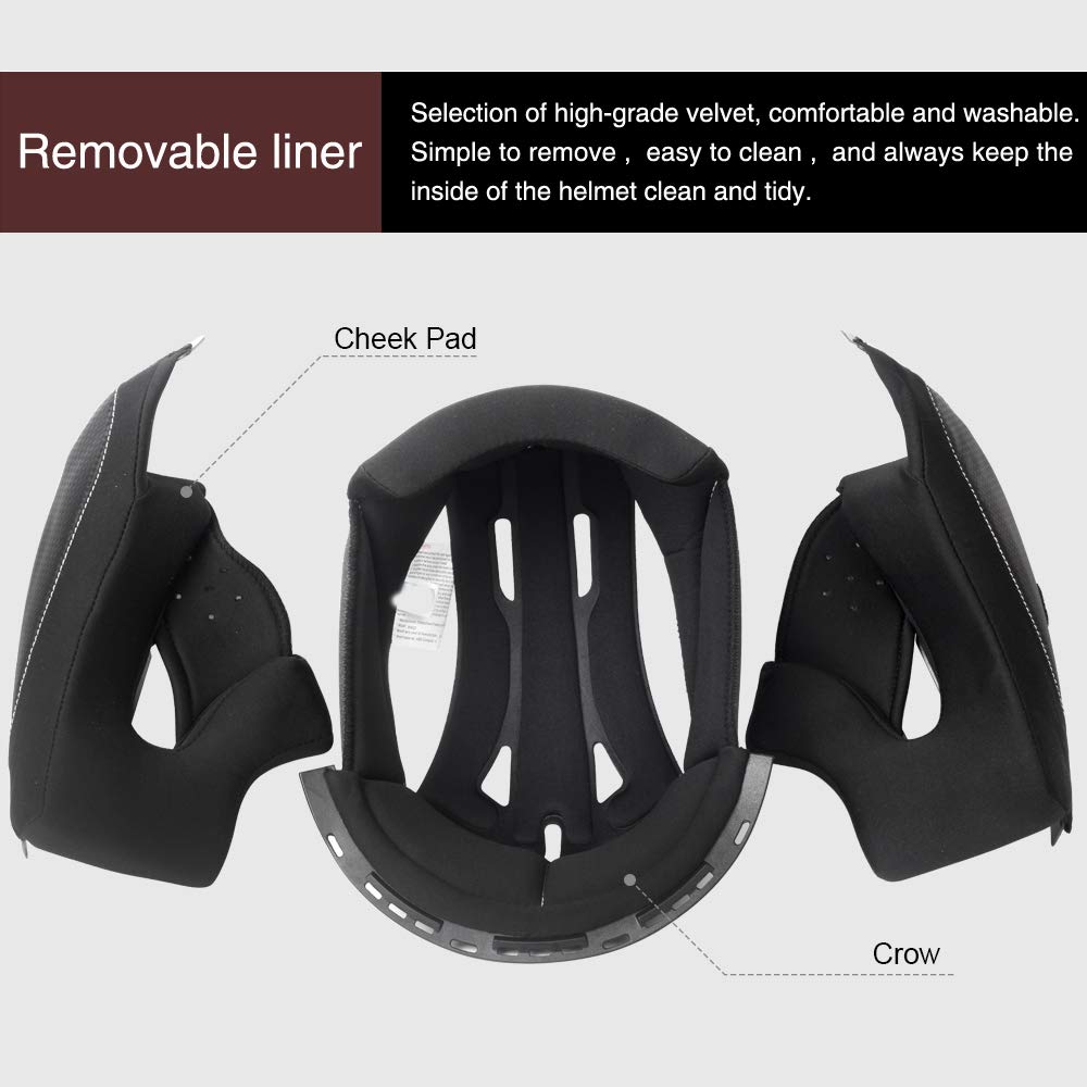 Modular Flip-Up Full Face Motorcycle Helmet with Bluetooth Intercom & Dual Visor - Integrated Headset for Safe Riding, Long-Distance Communication & Group Rides - Perfect for Adventure Bikers, Commuters & Road Trips