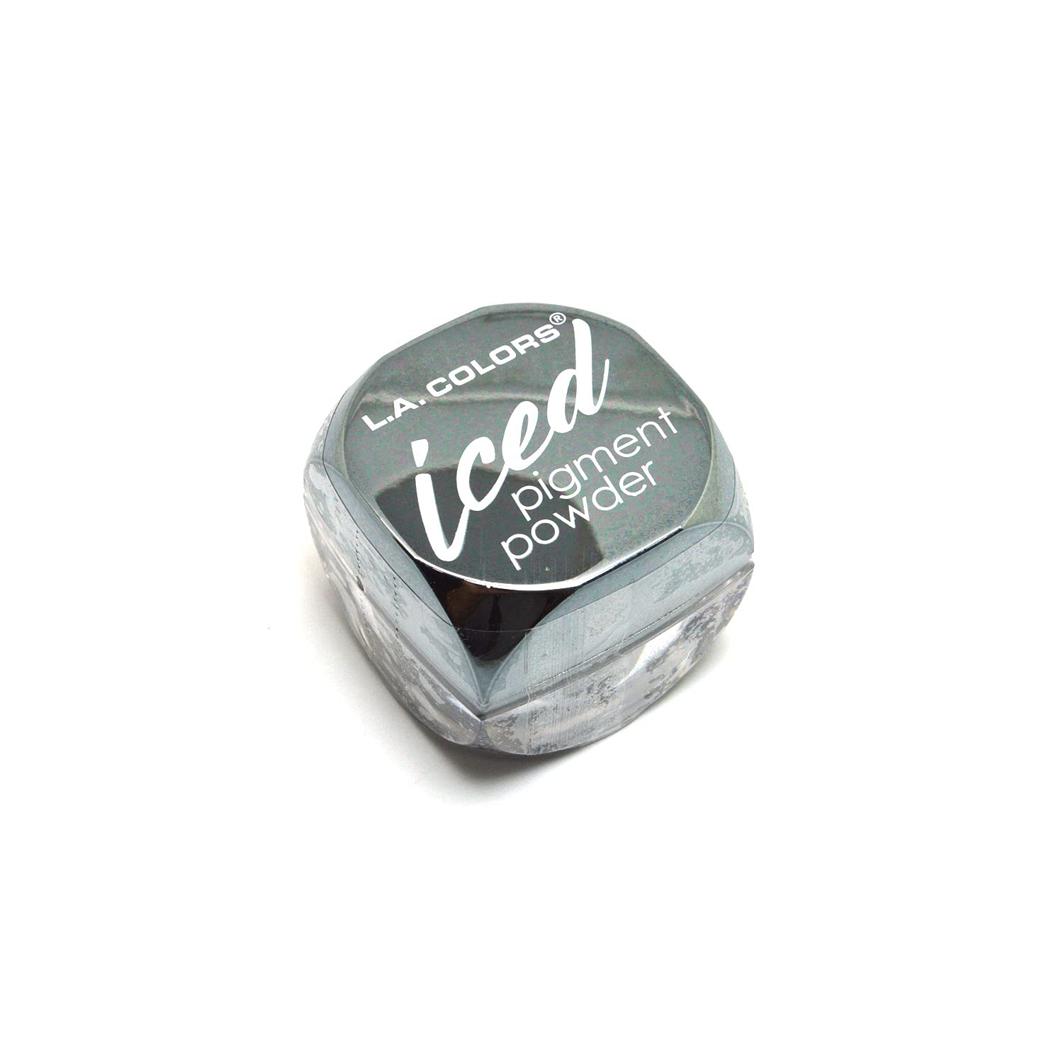 1 L.A. Colors Foiled Iced Pigment Powder - Metallic Finish Eyeshadow with Free Zipper Bag | Long-Lasting Shimmer Makeup for Party, Night Out & Special Occasions