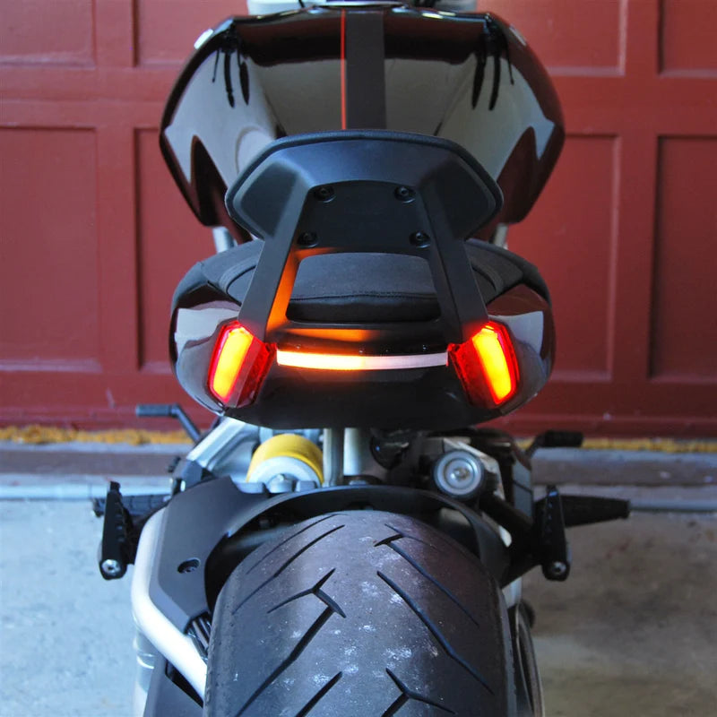 Ducati XDiavel LED Rear Turn Signals with Backrest - Compatible 2016 to Present Models - Perfect for Motorcycle Safety & Customization