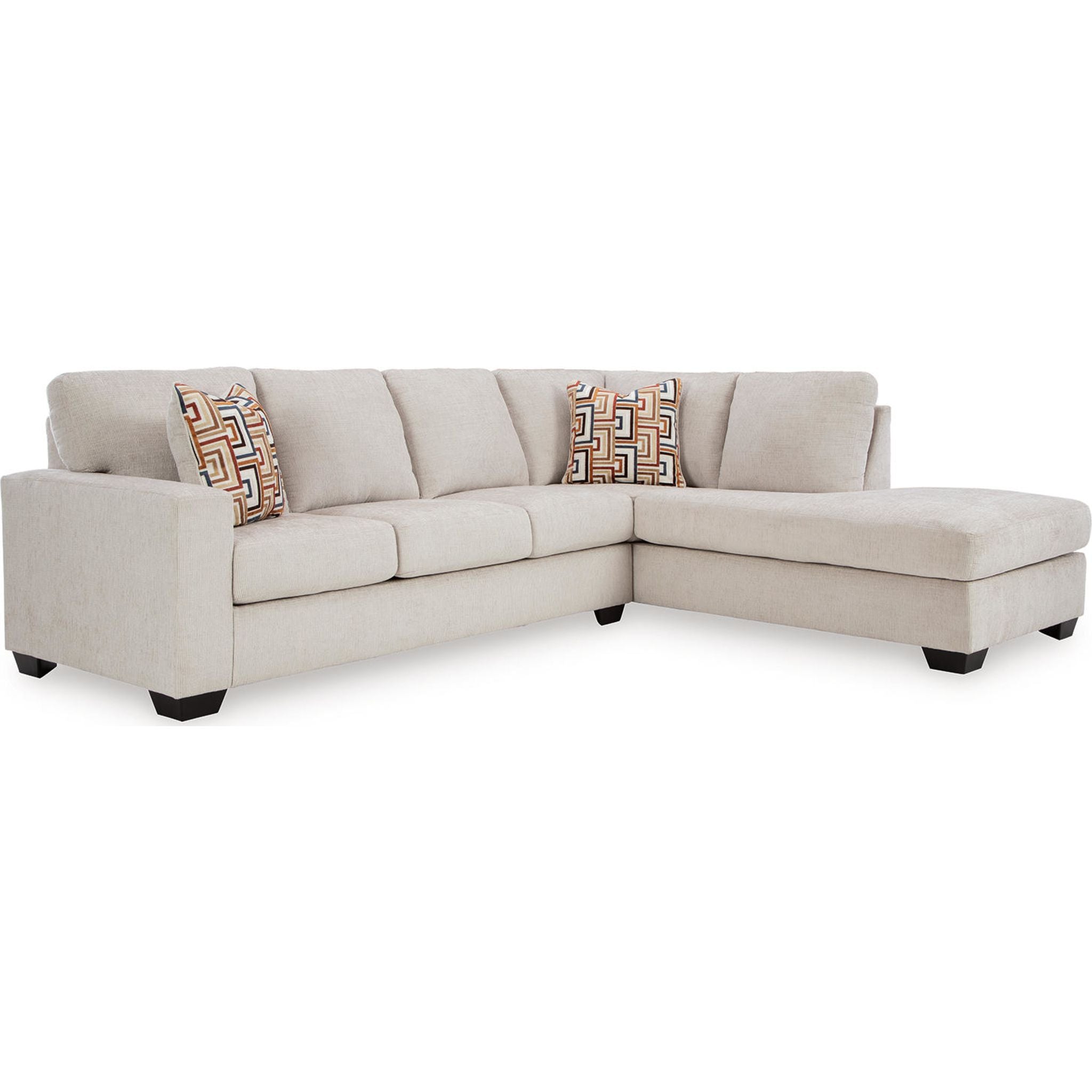 Stylish Aviemore 2-Piece Sectional Sofa with Chaise Lounge - Modern Living Room Furniture for Small Spaces & Apartments | Perfect for Family Gatherings, Movie Nights & Relaxing