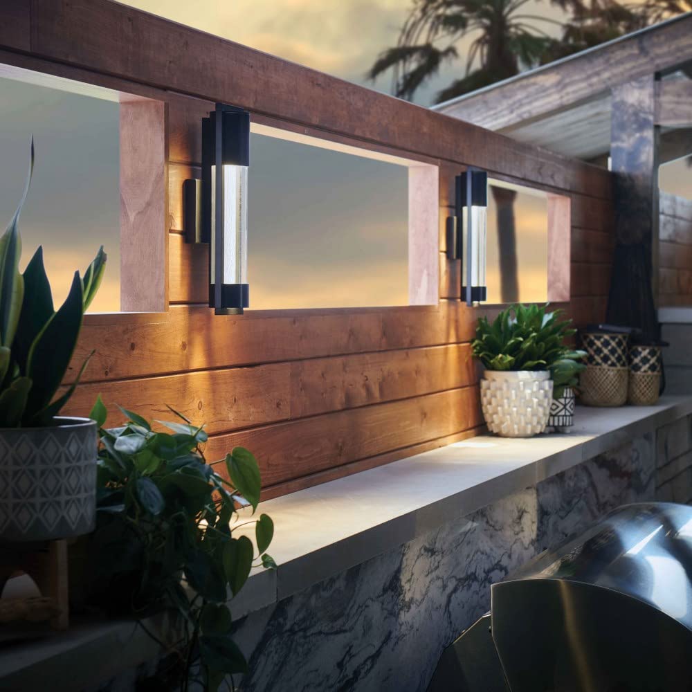 Modern Small Outdoor Wall Lantern - 4.75