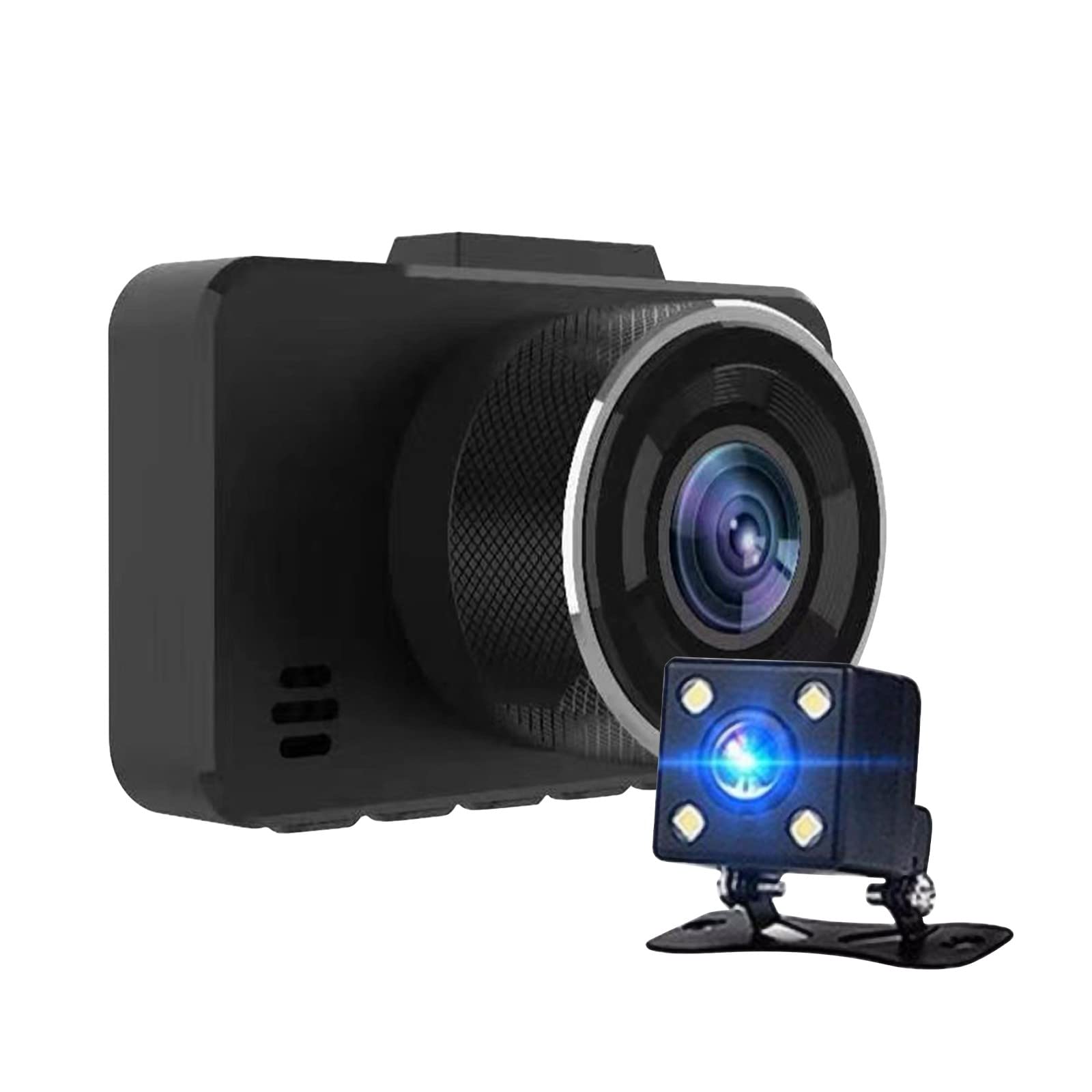 Best Dash Camera for Cars - 170° Wide Angle Super Night Vision Dash Cam with Parking Monitor, Loop Recording & Motion Detection - Perfect for Road Trips, Commuting & Vehicle Security