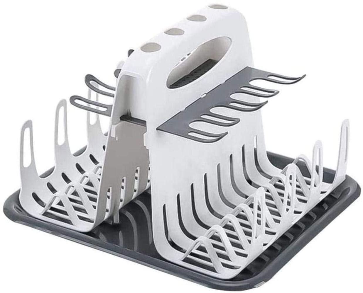 HongLianRiven Baby Bottle Drying Rack with Removable Water Tray - Dish Rack for Baby Bottles, Cups, Sports Bottles & Accessories | Perfect for Nursery, Kitchen & Baby Care Organization