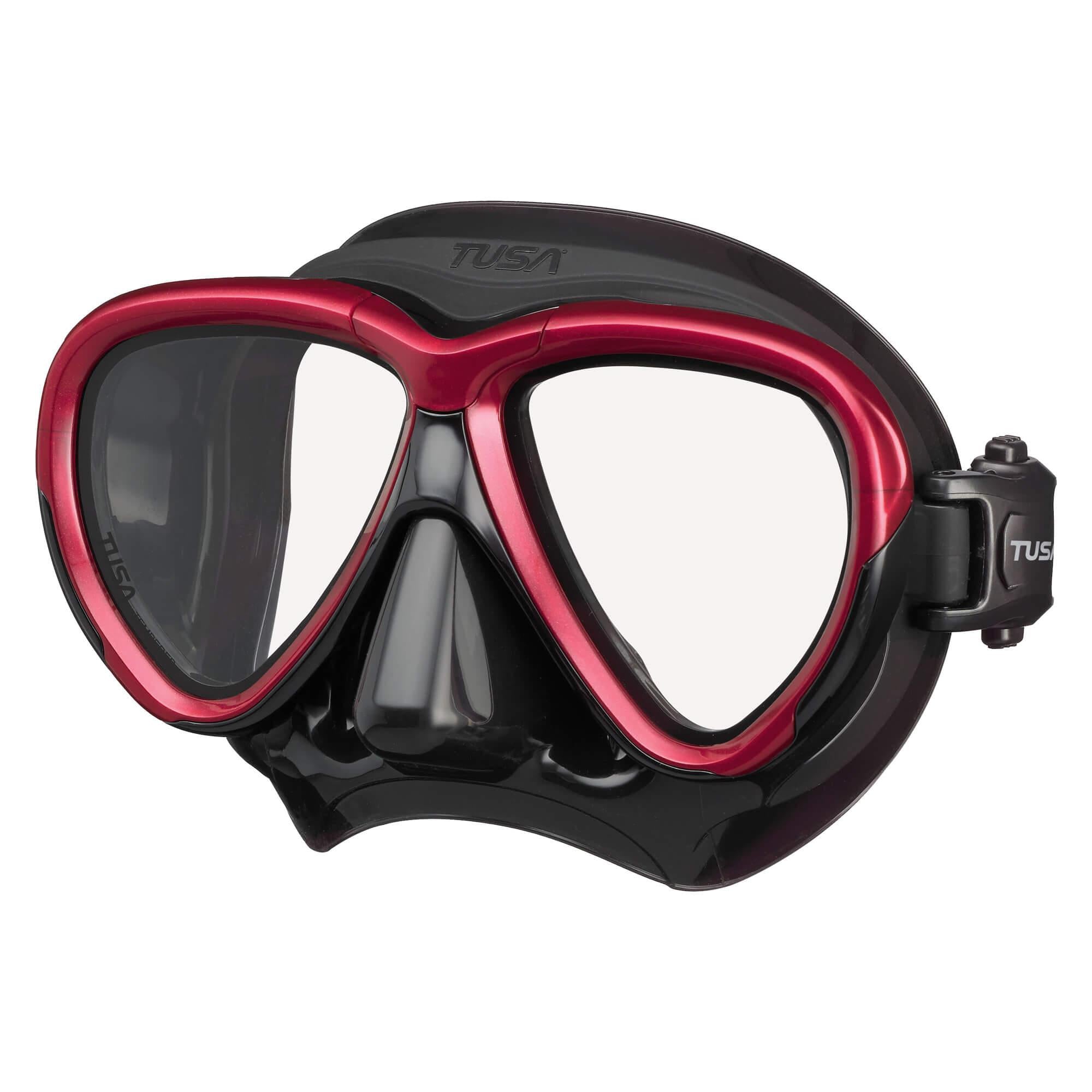 Metallic Dark Red / Black