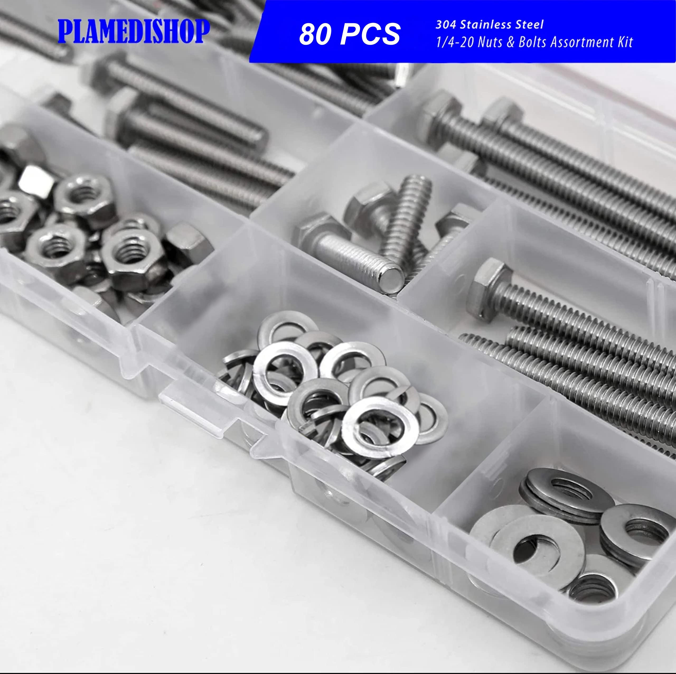 Alloy Steel Hex Bolt & Nut Kit - Heavy Duty for Construction & Repair