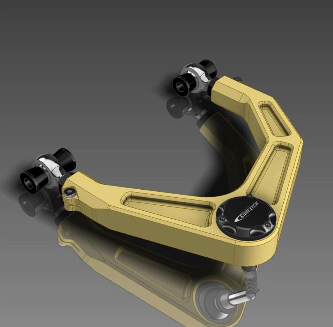 2017-2023 Ford Raptor Gen 2 Kibbetech Billet Aluminum Upper Control Arms - Heavy Duty Off-Road Suspension Upgrade for Enhanced Performance