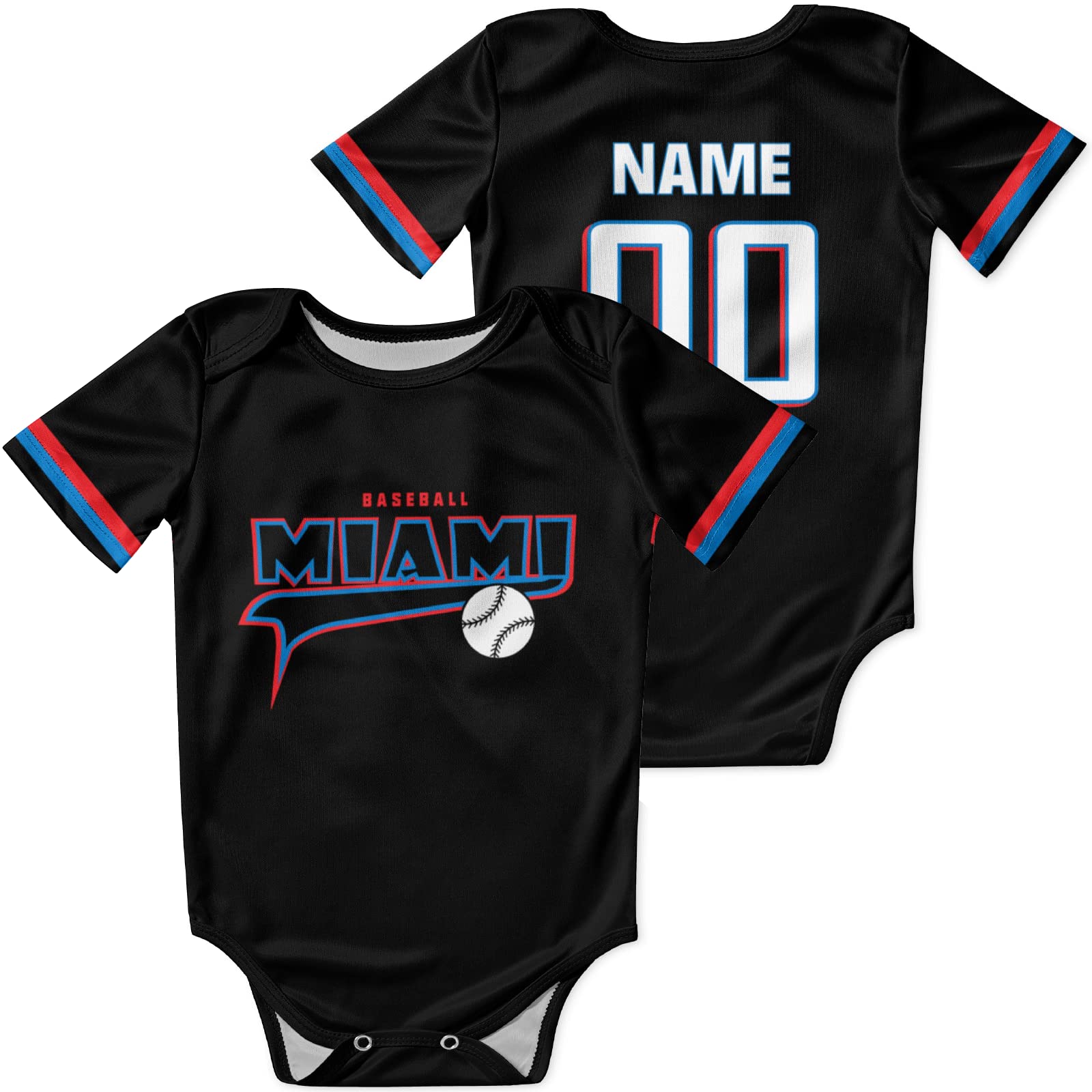 Custom Personalized Baby Onesie & Suit - Add Any Name & Number - Perfect Baby Shower Gift for Newborns & Infants - Ideal for Birthdays, Christenings & Photo Shoots