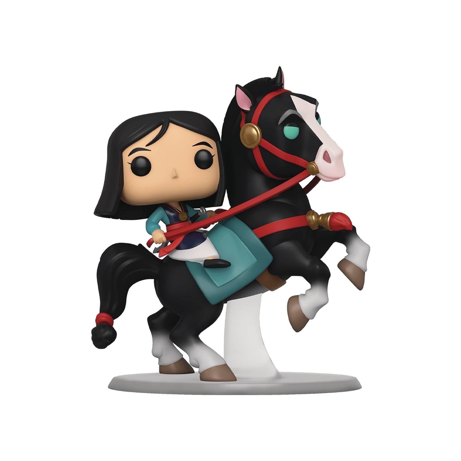 Funko Pop! Rides Mulan on Khan Vinyl Collectible Figure - Official Disney Merchandise - Perfect Gift for Kids & Adults - Movie Fans Collection - Great for Display, Gifting & Disney Themed Parties