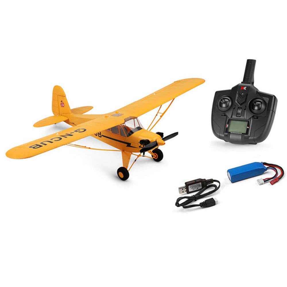 Brushless RC Airplane - 5 Channel Ready to Fly Stunt Plane with 3D/6G Mode | Easy to Control Electric Remote Control Drone for Adults & Kids | Perfect Easter Gift, Outdoor Flying Toy for Backyard, Park & Field Adventures