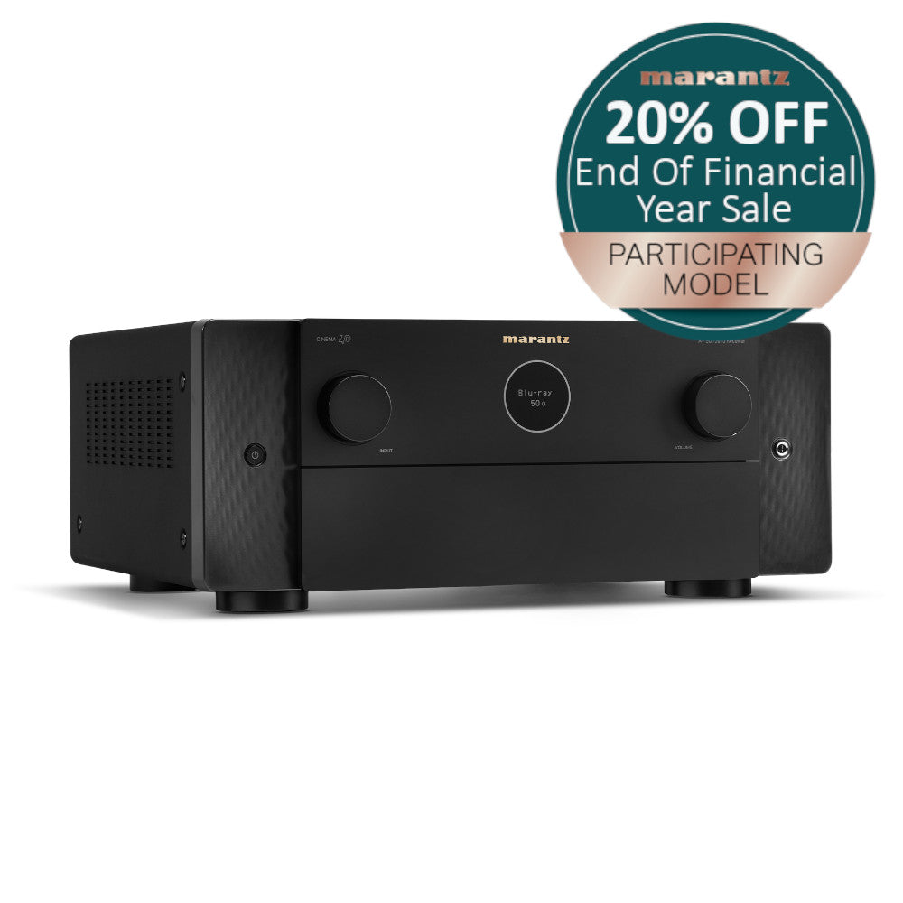 Marantz Cinema 40 9.4 Channel 8K AV Receiver with Dolby Atmos - Premium Home Theater System for Movies, Music & Gaming