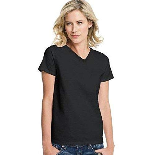 Hanes Women's ComfortSoft Basic T-Shirt - Soft Cotton Crewneck Tee for Casual Wear, Lounge & Everyday Outfits