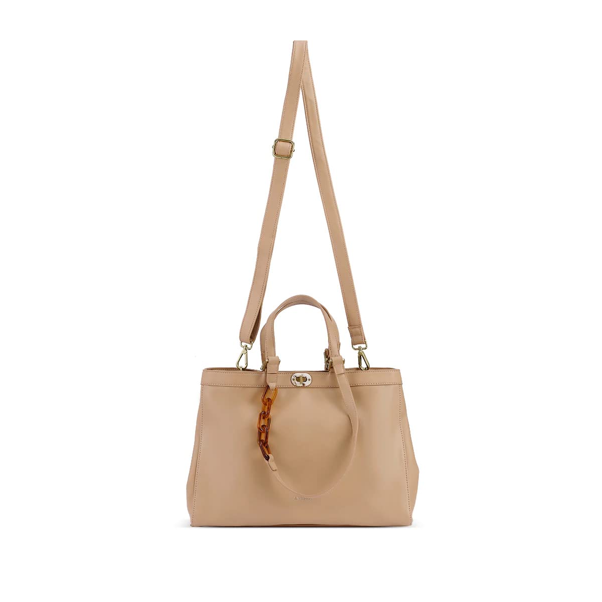 Pixie Mood Jade 17x12 Inch Vegan Leather Tote Bag for Women - Stylish & Eco-Friendly Work Bag, Perfect for Office, Travel & Everyday Use
