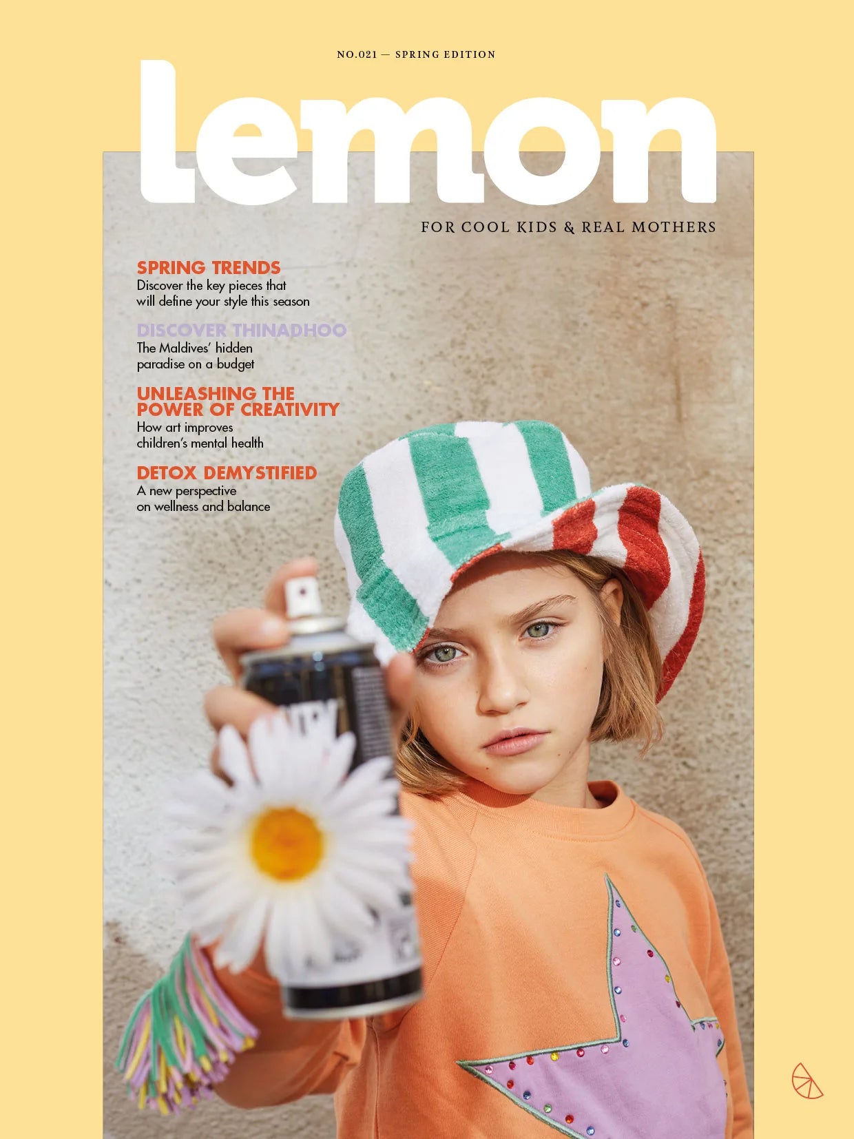 Lemon Magazine Issue 21: Spring Edition - Fashion, Lifestyle & Culture Trends for Spring Season | Perfect for Coffee Tables, Waiting Rooms & Gift Giving