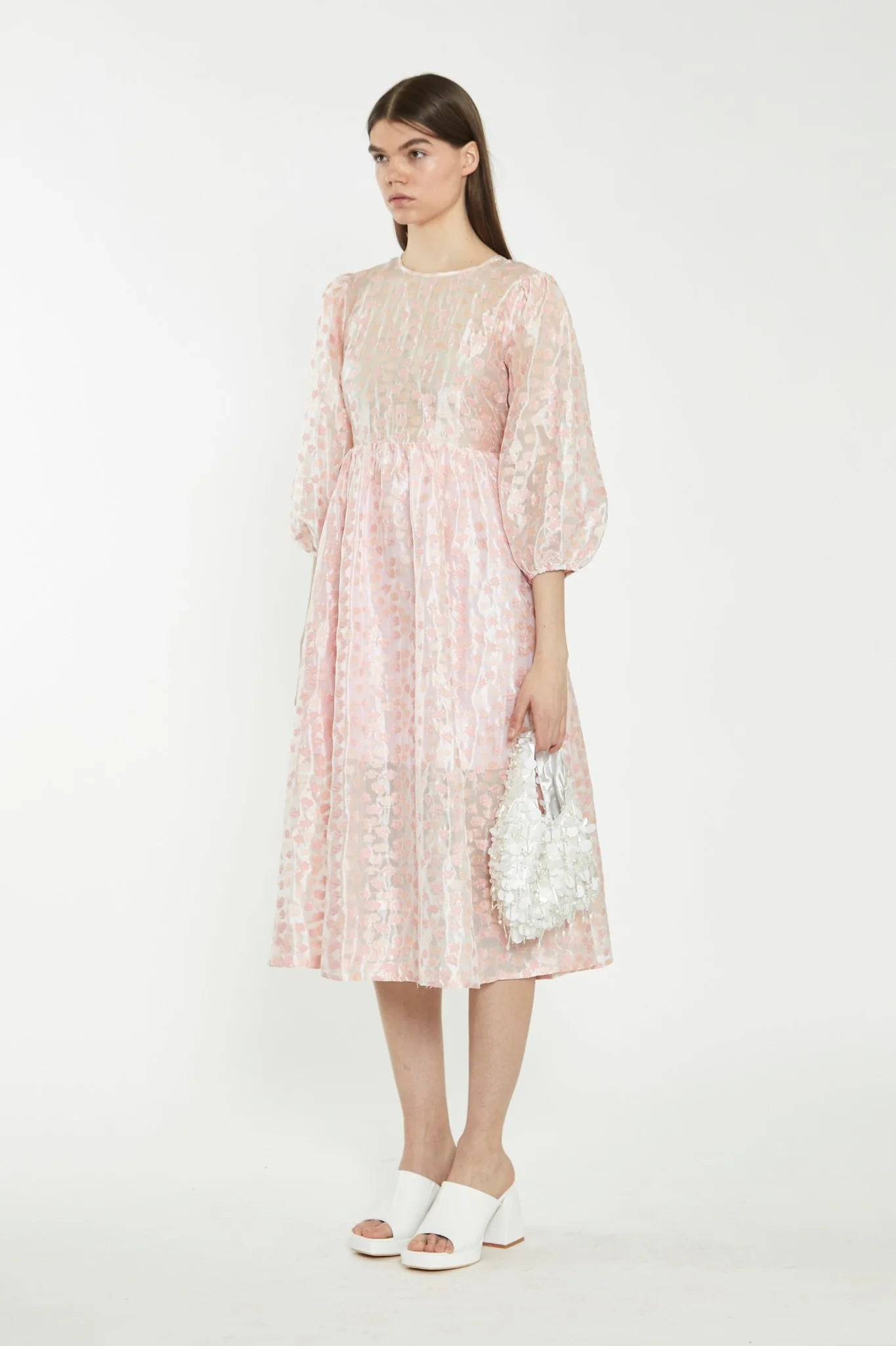 Stylish Pink Floral Dress for Women - Elegant Summer Maxi Dress with Flowy Skirt | Perfect for Beach Vacations, Weddings & Date Nights