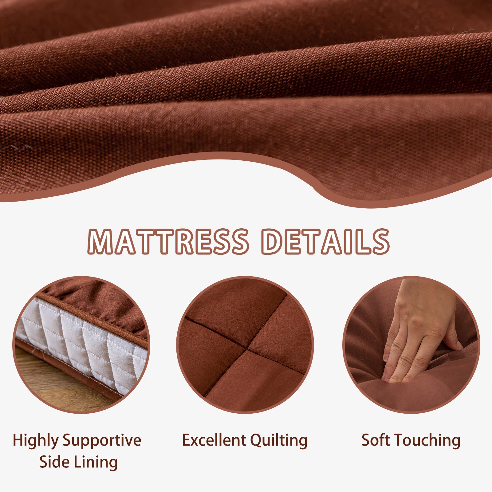 MAXYOYO 32 x 75 Inch Cot Size Futon Mattress - Foldable Floor Mattress, Tatami Mat for Guest Bed, Camping & Home Decor | Comfortable & Space-Saving Sleeping Solution