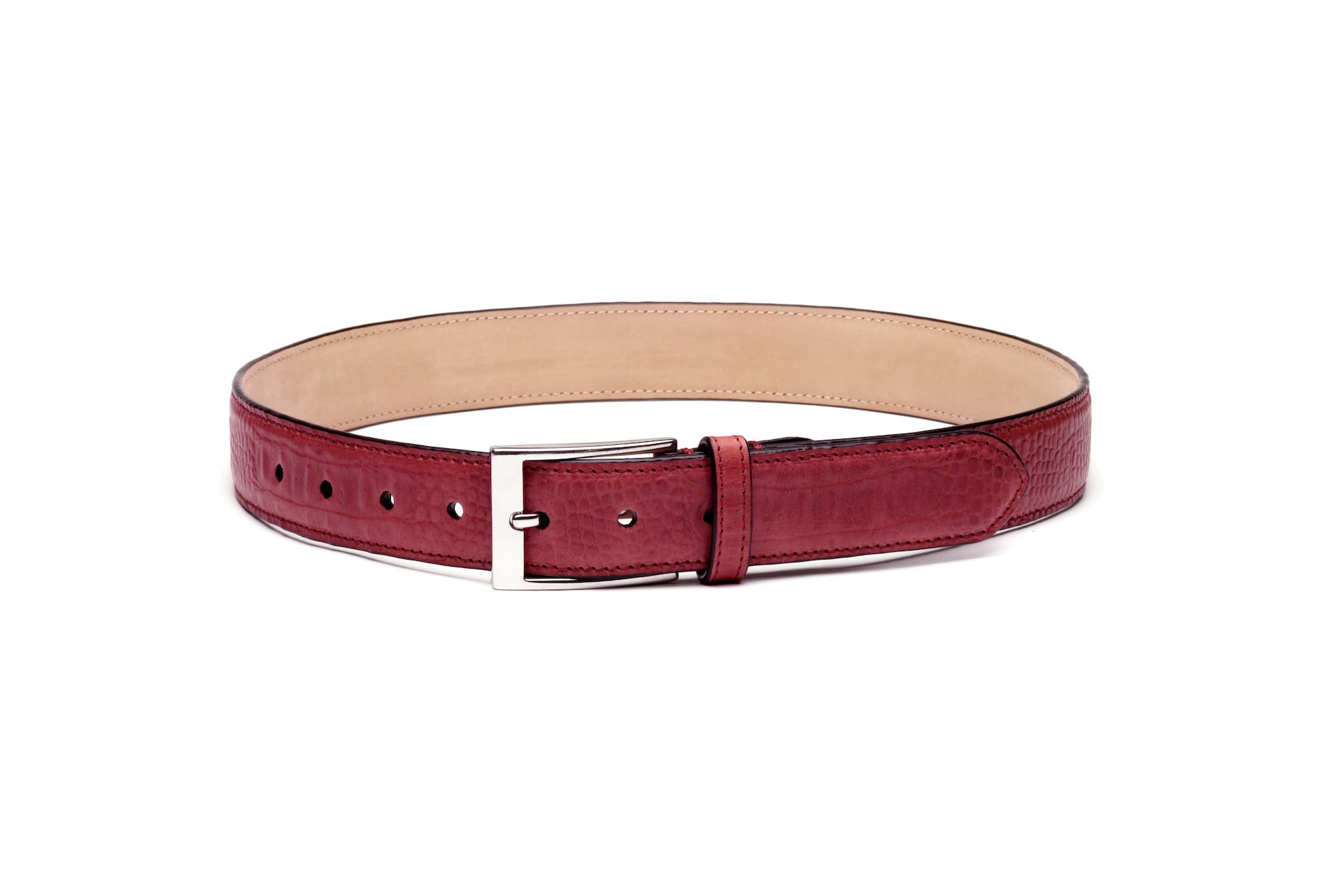 Flat Belt for Women - Small Cherry Print Waist Belt - Perfect for Dresses, Skirts & Casual Outfits