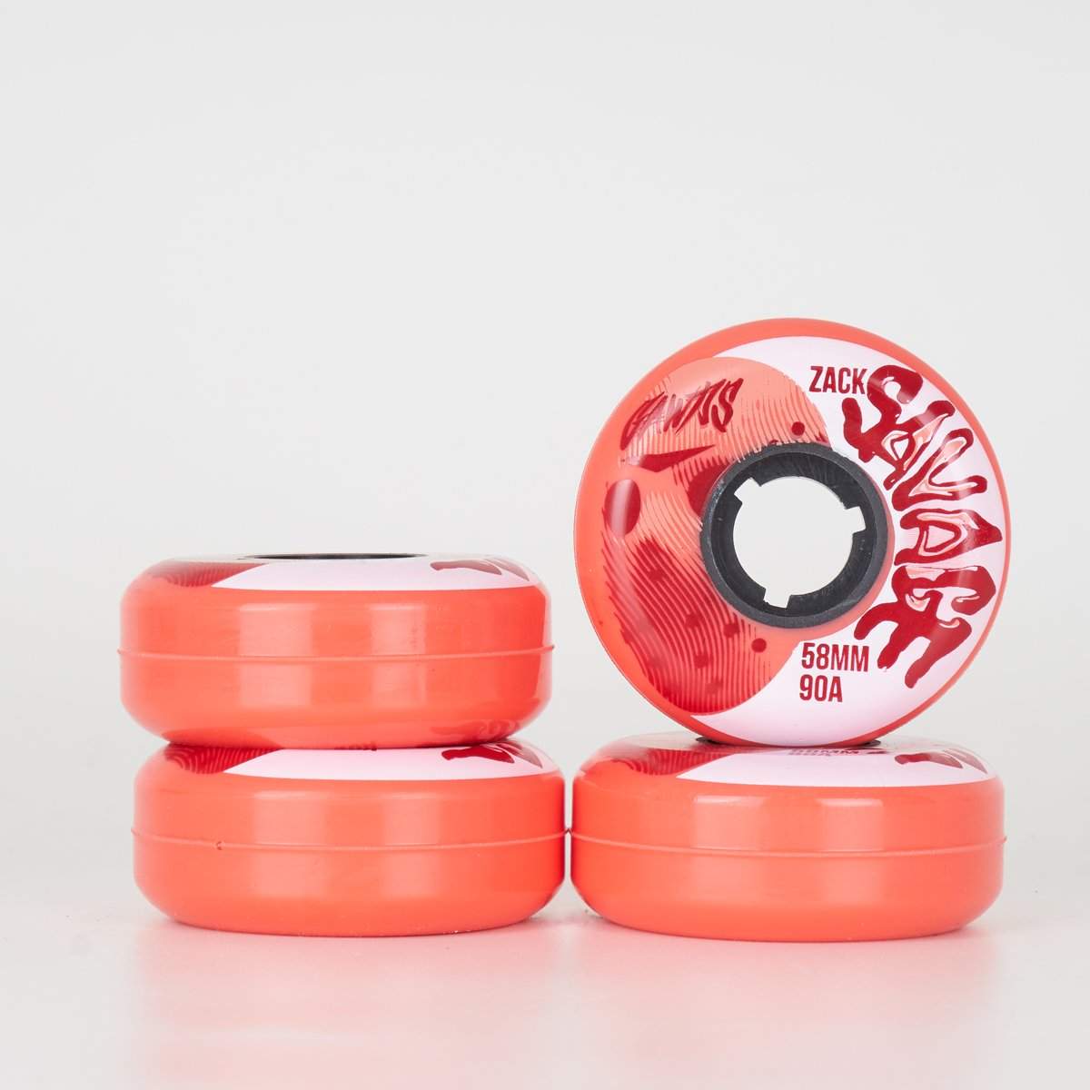 Gawds Zack Savage 58mm 90a Pro Skateboard Wheels - High-Performance Wheels for Street Skating and Park Riding