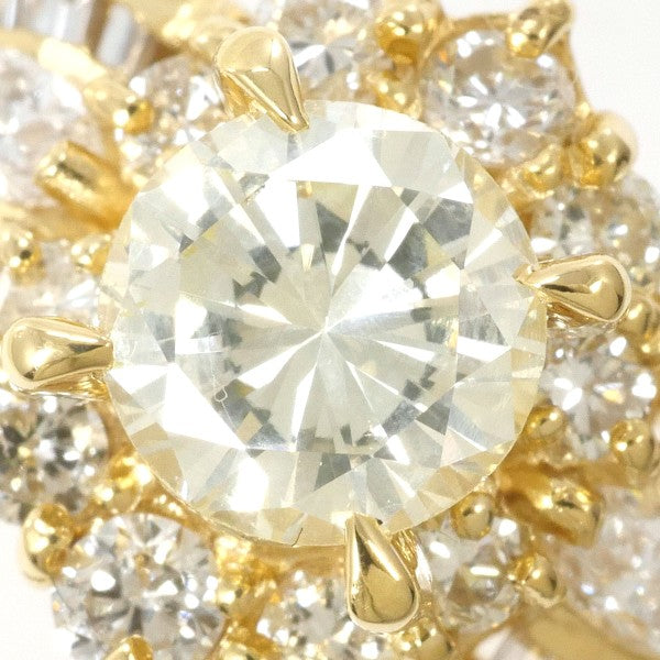 18K Yellow Gold Diamond Ring for Women - Elegant Yellow Diamond Jewelry for Engagement, Wedding, Anniversary & Special Occasions