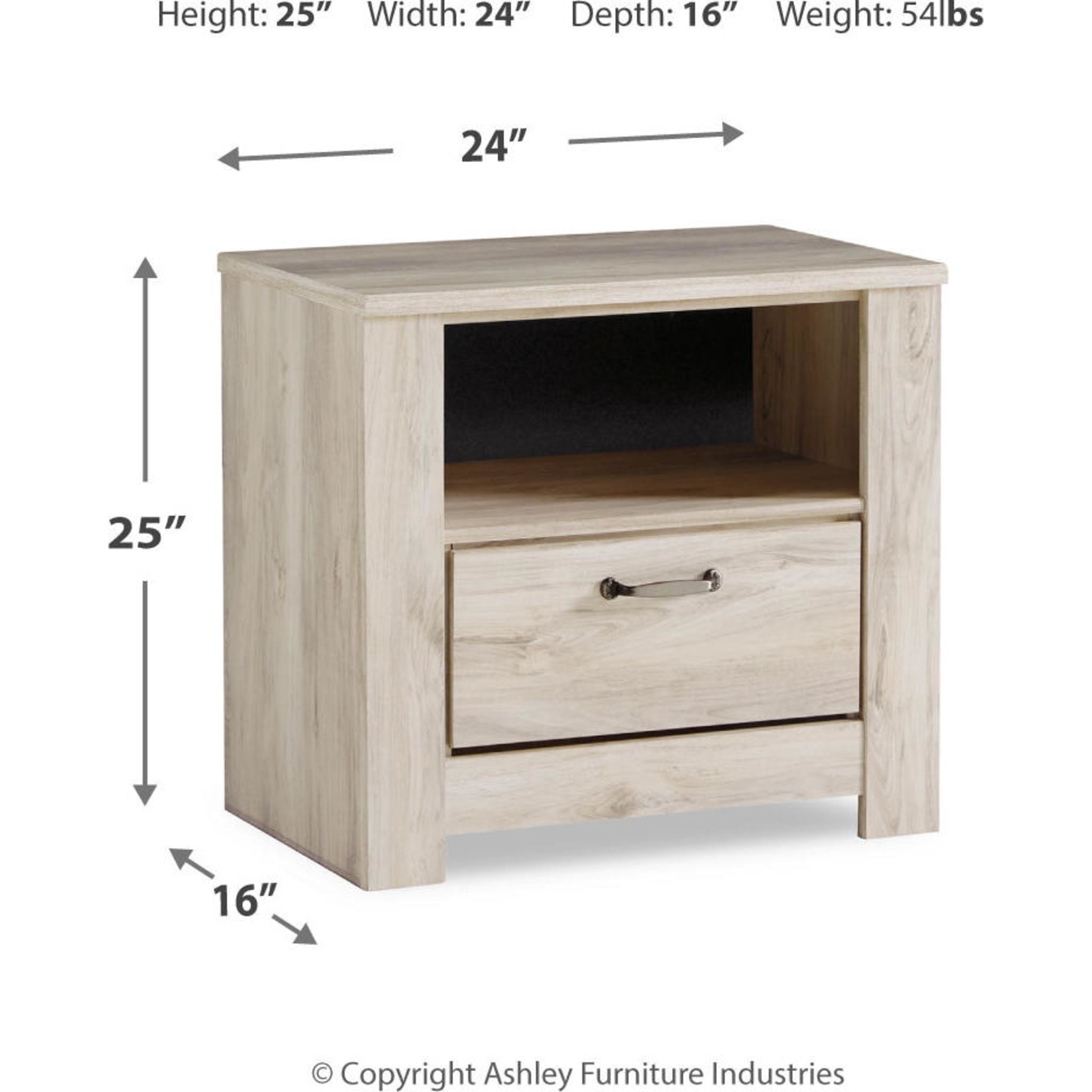 Bellaby 6-Piece King Size Storage Bedroom Set in Whitewash Finish - Perfect for Master Bedrooms and Spacious Guest Rooms