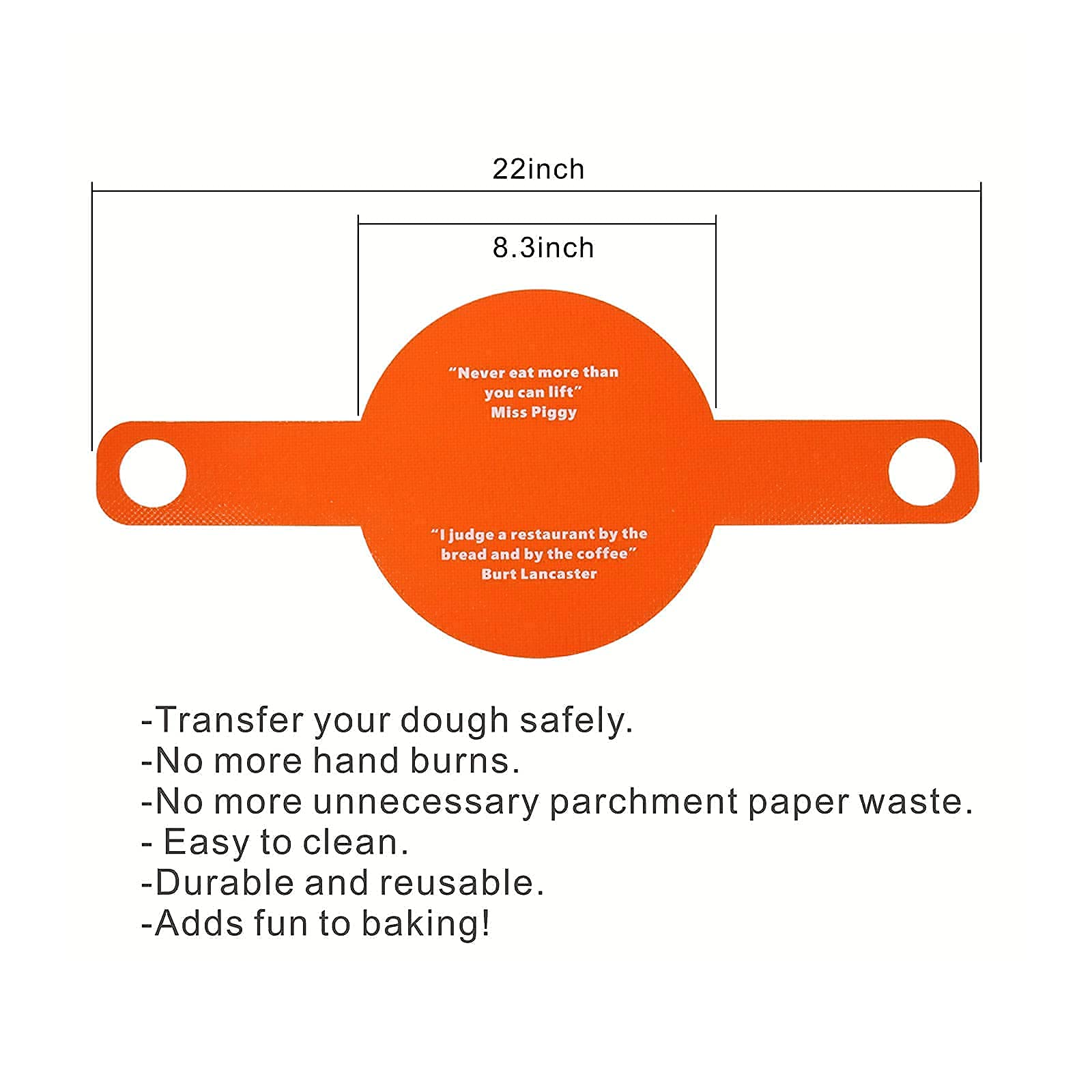 Topwon Reusable Non-Stick Silicone Baking Mat - Round Parchment Paper for Dutch Oven Bread, Cake Making, Dough Transfer & Bread Sling | Perfect for Home Baking, Pastry Prep & Professional Kitchen Use