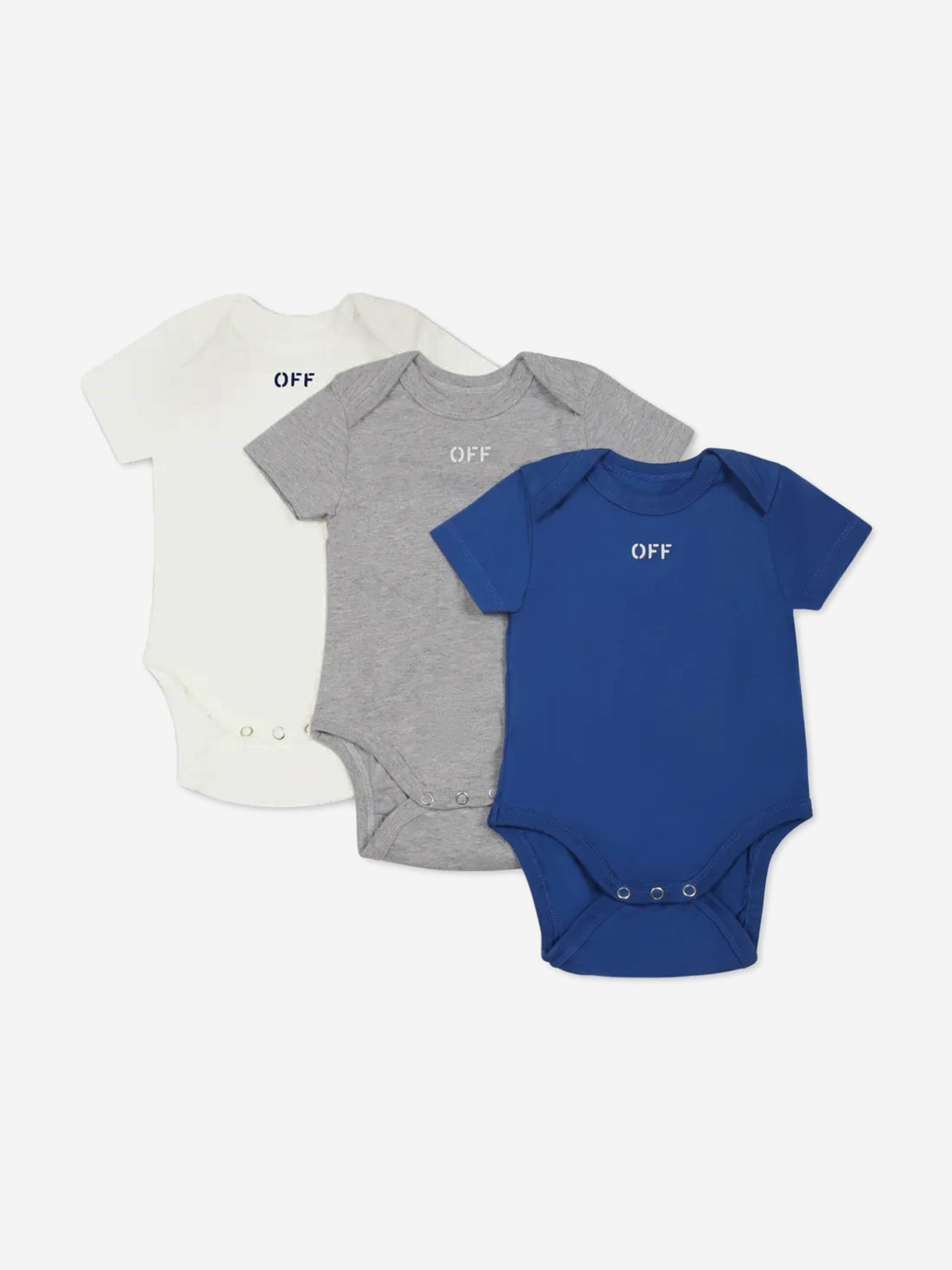 Baby Boys 3-Pack Bodysuit Set - Soft Cotton, Multi-Color Outfits for Newborns & Infants | Perfect for Playtime, Daycare & Family Photos