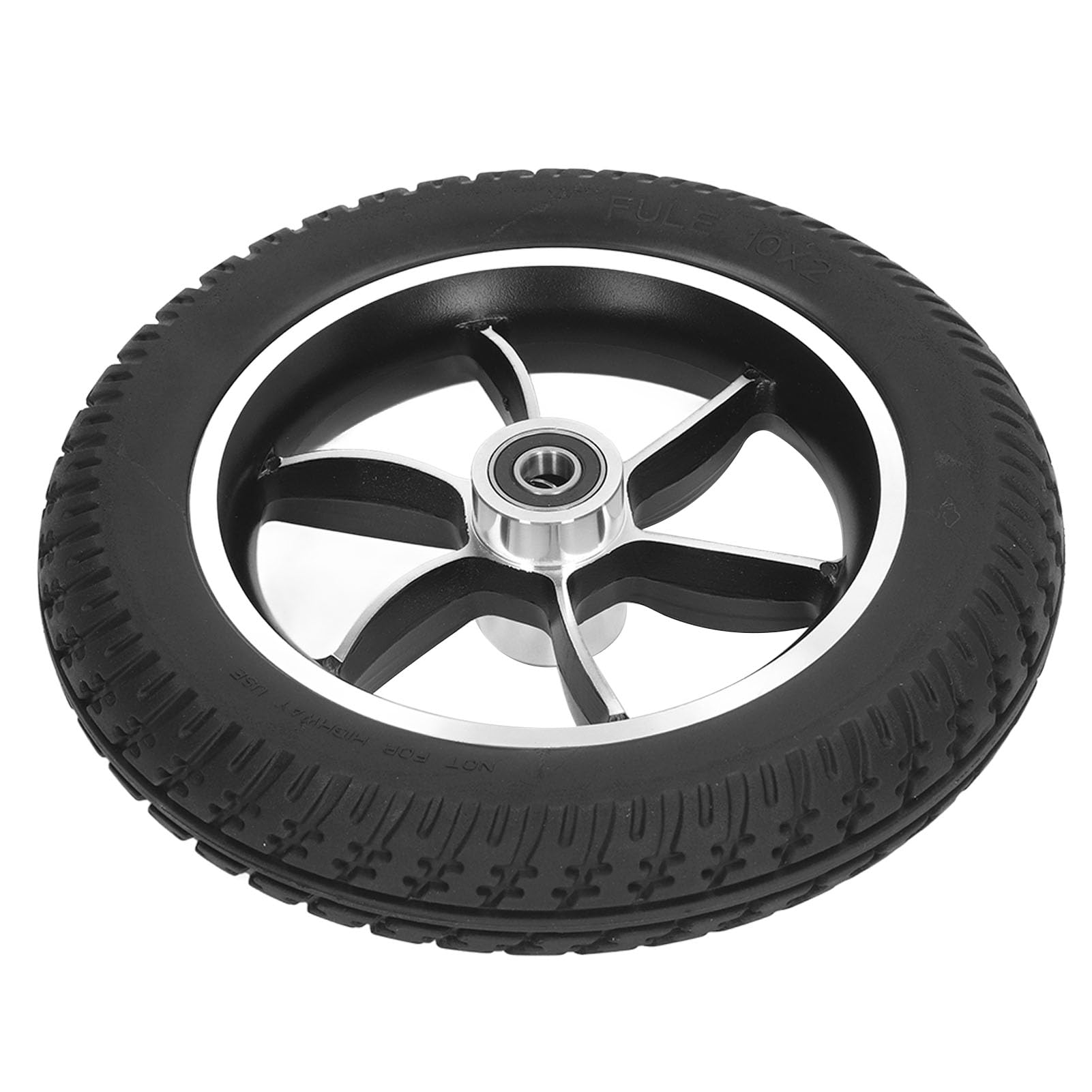 10 Inch Non-Slip Polyurethane Wheelchair Wheels - Durable Mobility Walker Tires for Smooth Movement - Ideal for Indoor/Outdoor Use on Hard Floors & Pavement