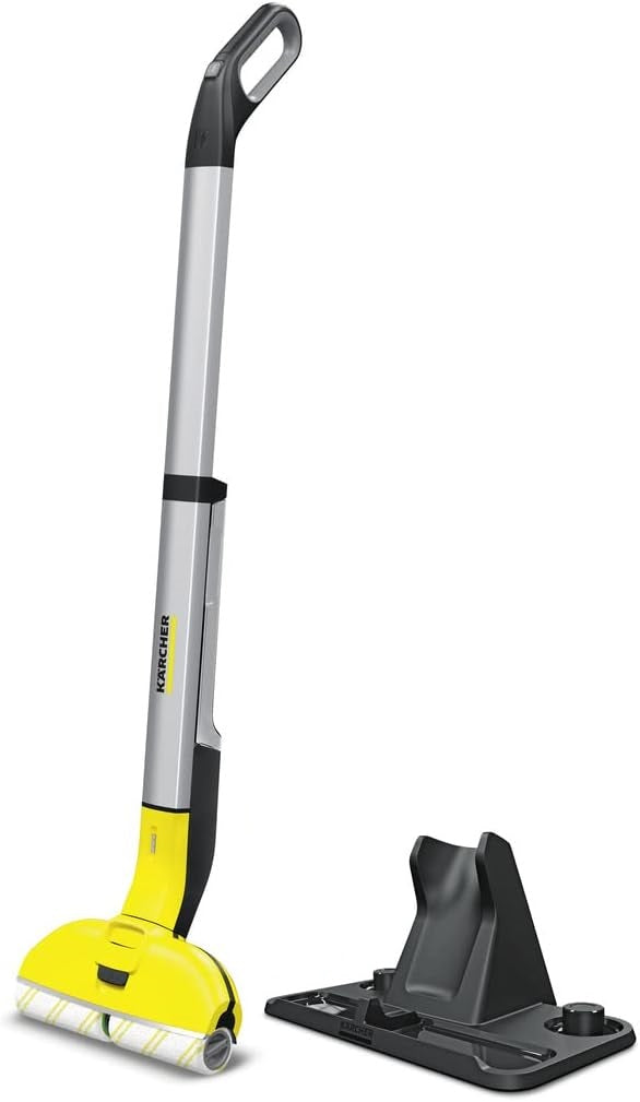 Kärcher FC 3 Cordless Hard Floor Cleaner - Powerful Wet/Dry Vacuum for Tile, Wood & Laminate Floors - Ideal for Home, Kitchen & Pet Areas Cleaning