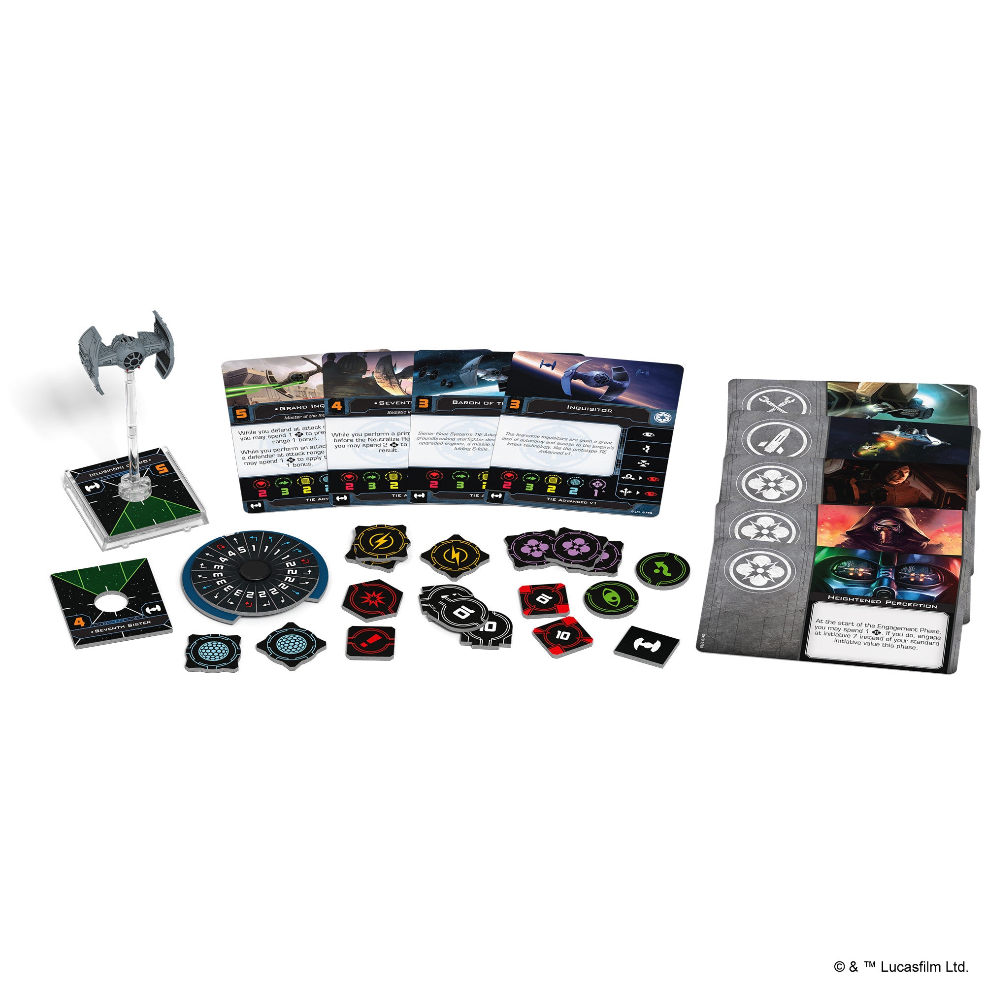 Star Wars X-Wing 2nd Edition Inquisitors' TIE Expansion Pack - Miniature Tabletop Game for Collectors & Strategy Battles | Perfect for Sci-Fi Gaming Nights & Competitive Tournaments