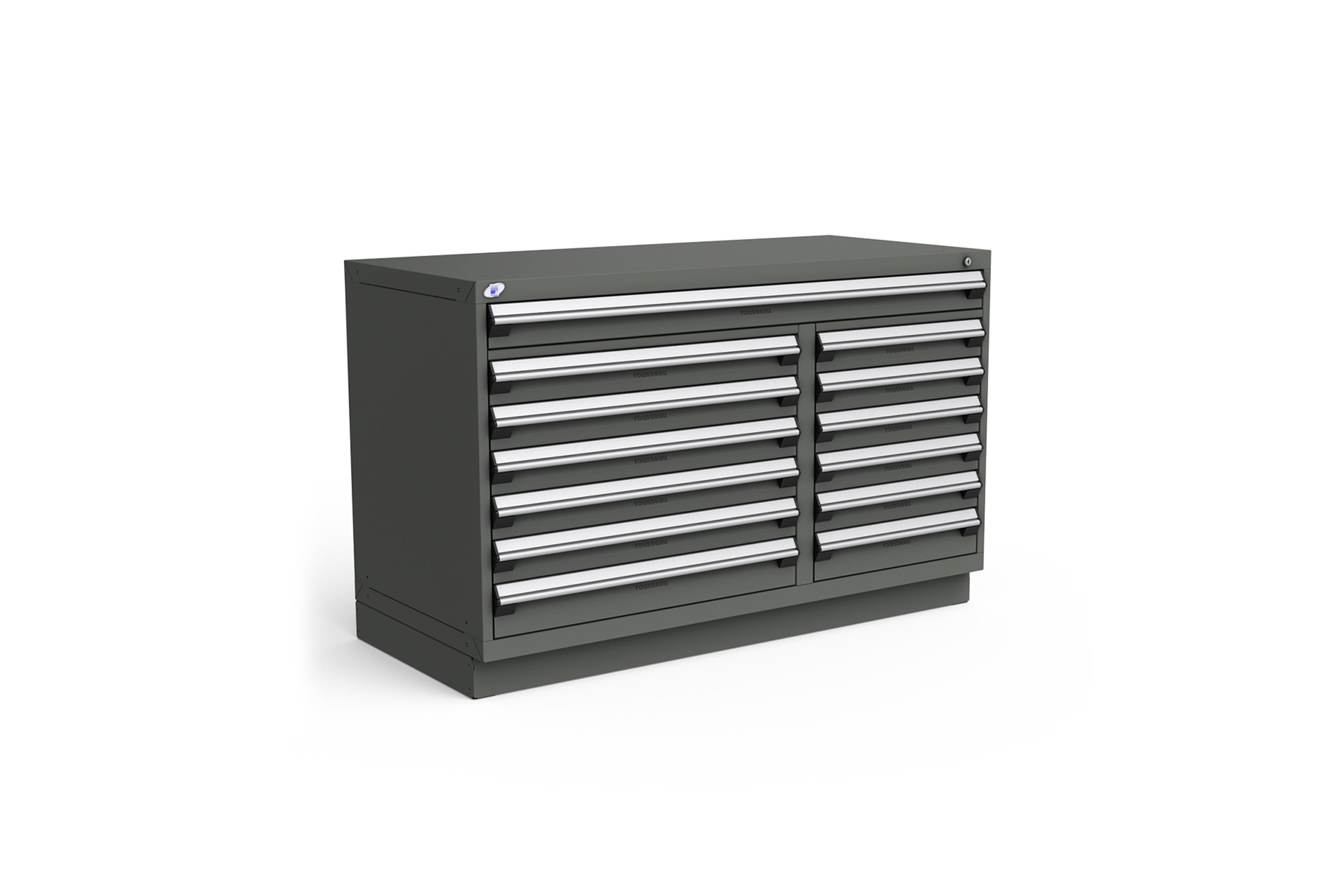 Rousseau 13-Drawer Split Cabinet - Premium Wooden Storage Organizer for Home, Office & Craft Room - Perfect for Closet, Bedroom & Workspace Organization
