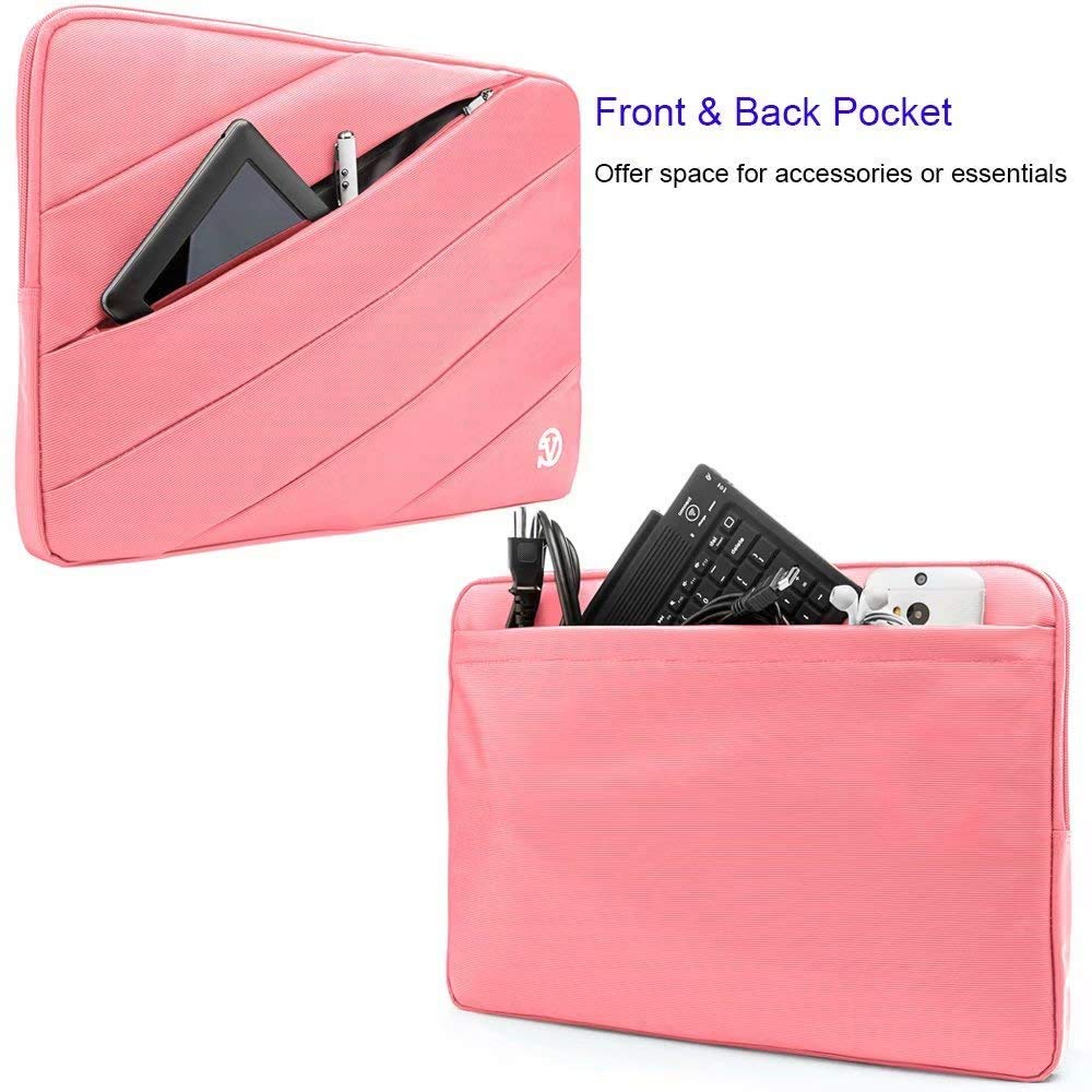 15.6 Inch Neoprene Laptop Sleeve Case for MacBook Pro A2141 A1990 A1707 A1398 - Waterproof Protective Cover for Travel, School & Office Use