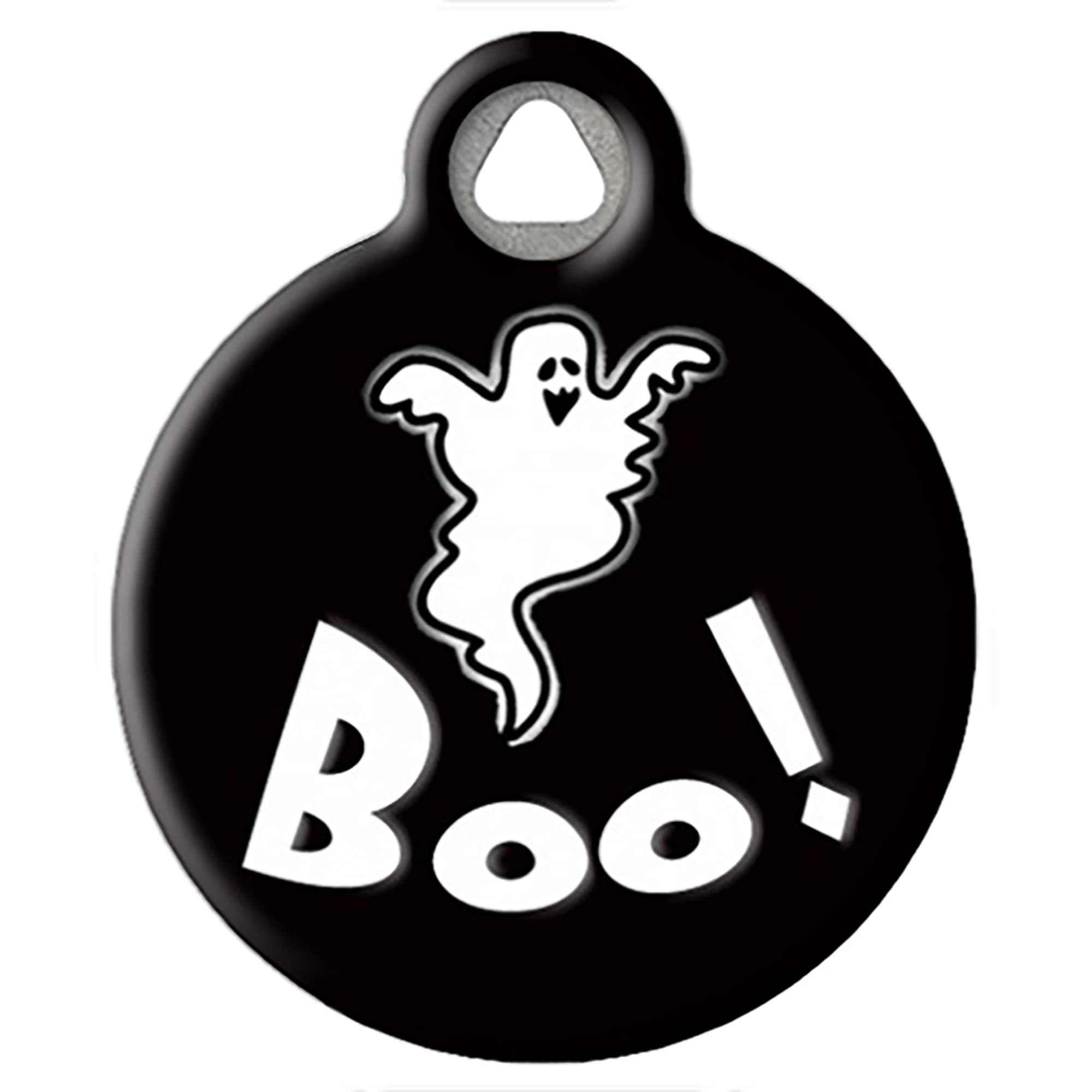 Custom Halloween Pet ID Tag for Dogs & Cats - Personalized Large Dog Tag with Engraved Identification Info - Funny & Cute Holiday Collar Accessory for Pets | Perfect for Halloween Costumes & Everyday Safety