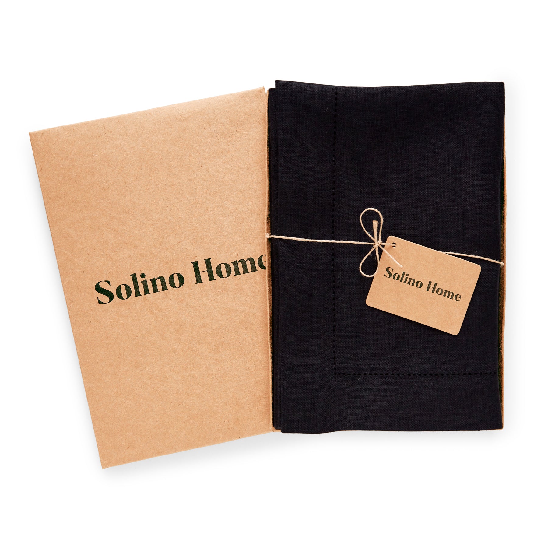 Premium Medium Weight Hemstitch Napkins - 12-Pack White Linen Dinner Napkins for Formal Dining, Weddings & Special Occasions