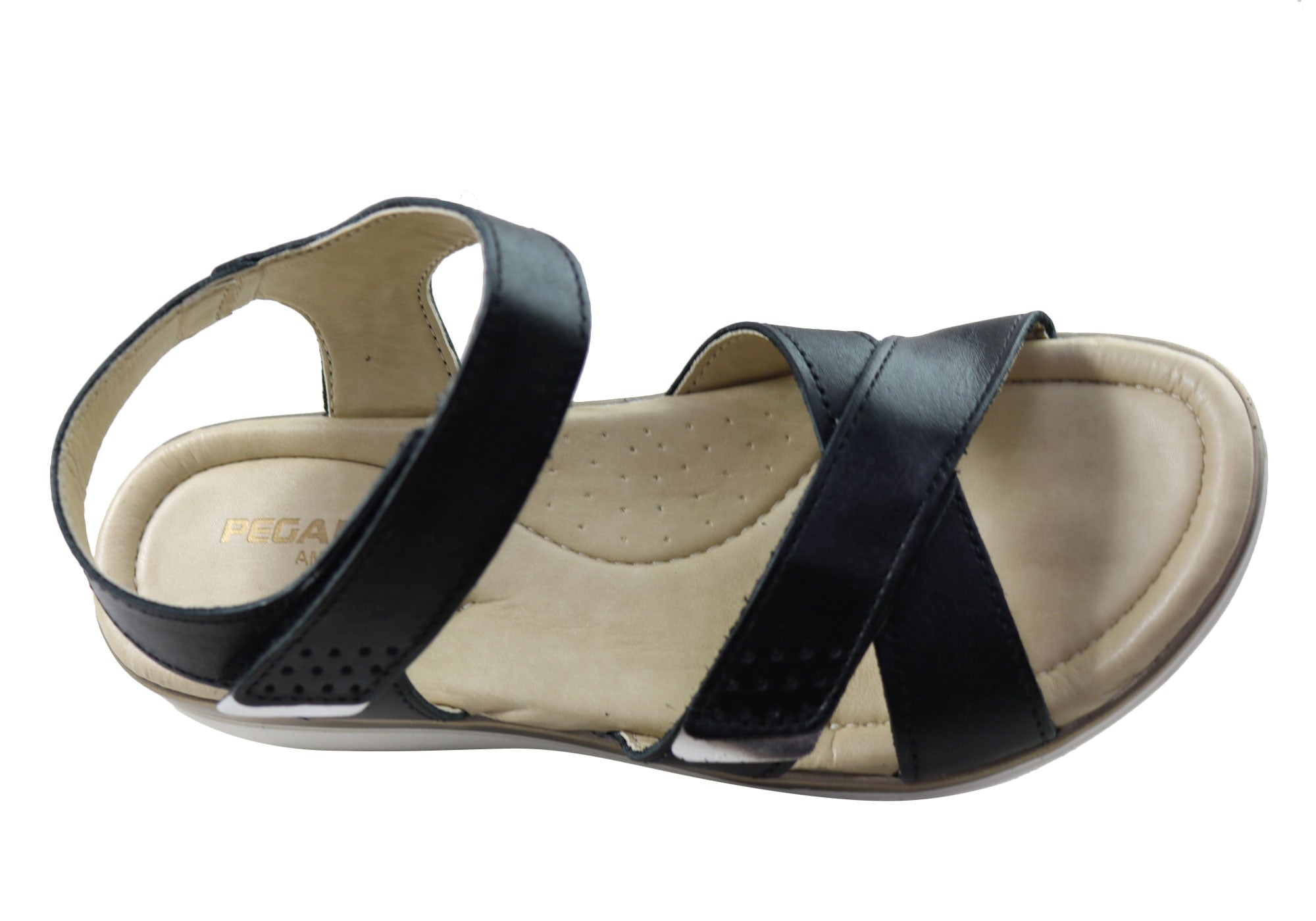 Pegada Kerala Women's Comfortable Leather Sandals - Handmade in Brazil - Perfect for Beach, Vacation & Summer Outfits
