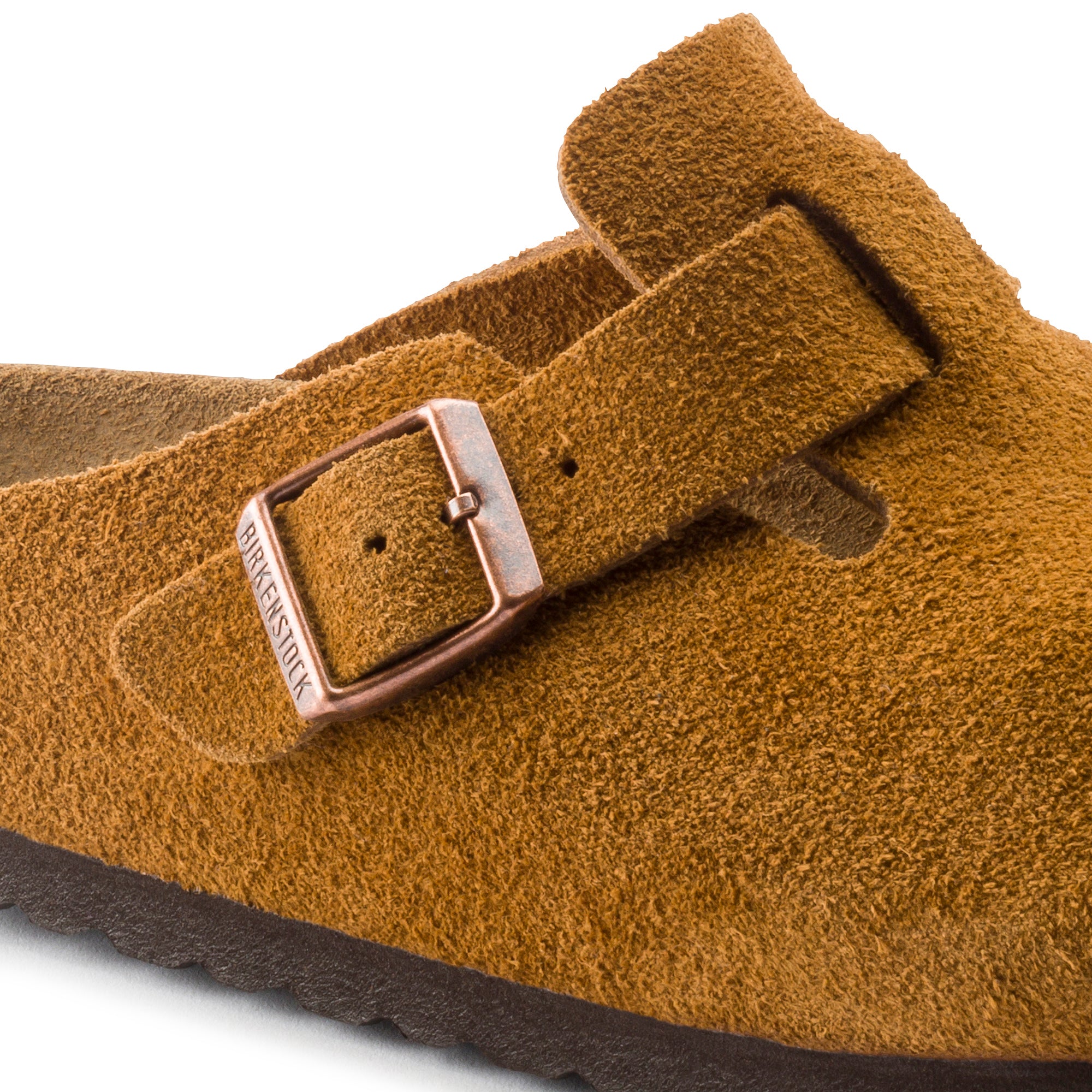 Birkenstock Boston Soft Footbed Suede Leather Clog in Mink | Comfortable Unisex House Shoes for Men & Women | Perfect for Home, Office & Casual Wear