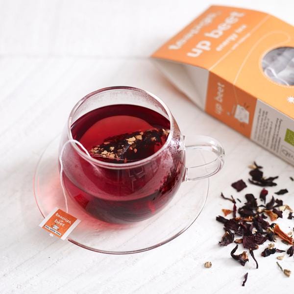 Teapigs Up Beet Tea - Organic Herbal Tea for Energy & Detox - Perfect for Morning Boost & Afternoon Relaxation
