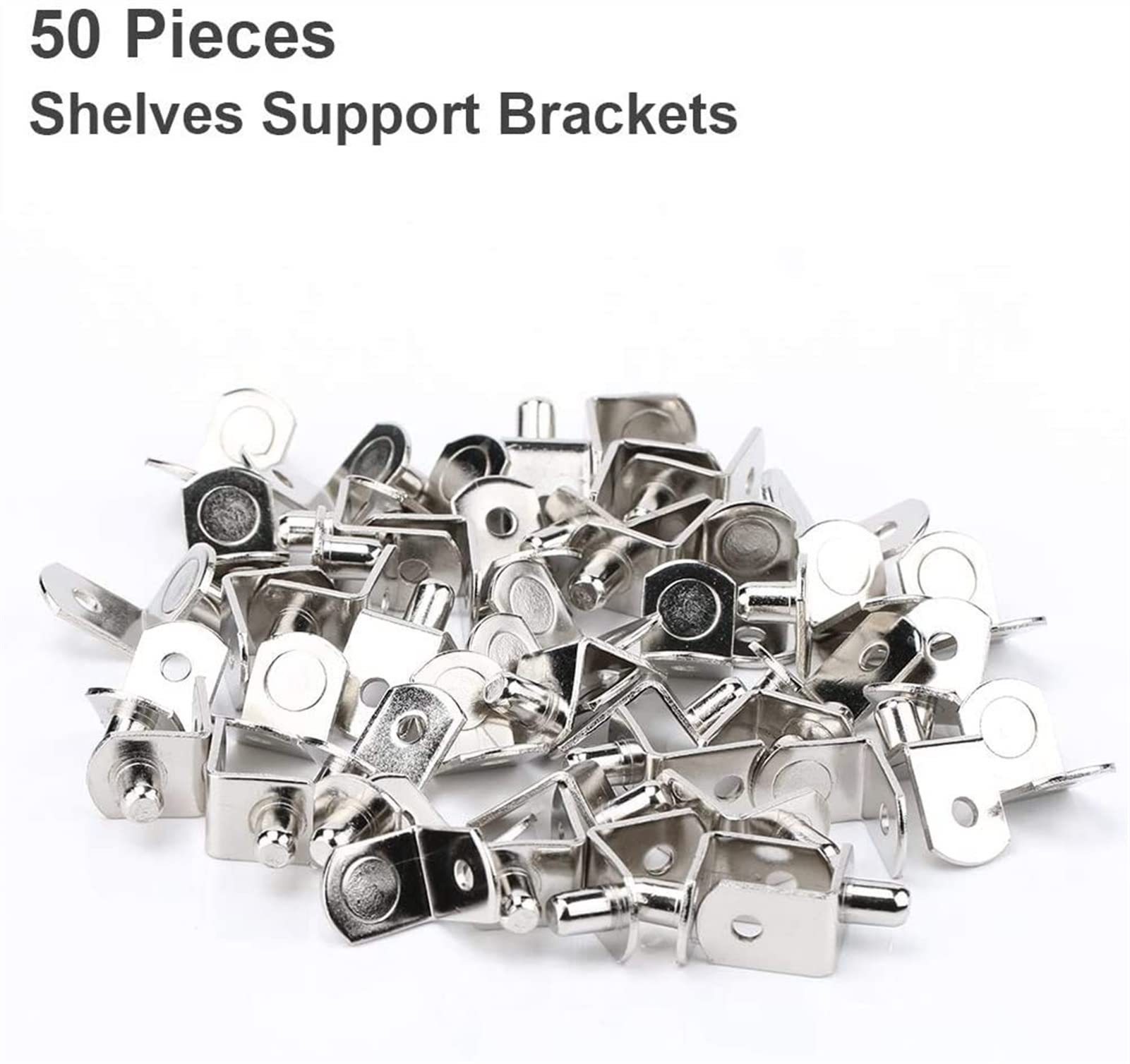 6mm Toe Nail Stand with 7-Character Board & Towing Pin Hole - 50 PCS Cabinet Organizer for Salon, Spa & Home Pedicure Storage
