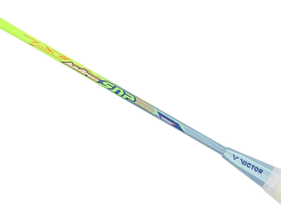 Victor Auraspeed Sniper ARS-SNP-R Badminton Racket (Green) - Lightweight Carbon Fiber Shuttlecock Racket for Professional & Recreational Players - Perfect for Tournaments & Backyard Play
